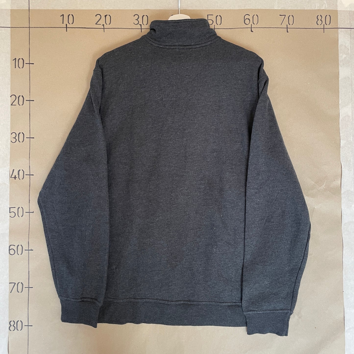 Grå Vintage 1/4 Zip Sweatshirt