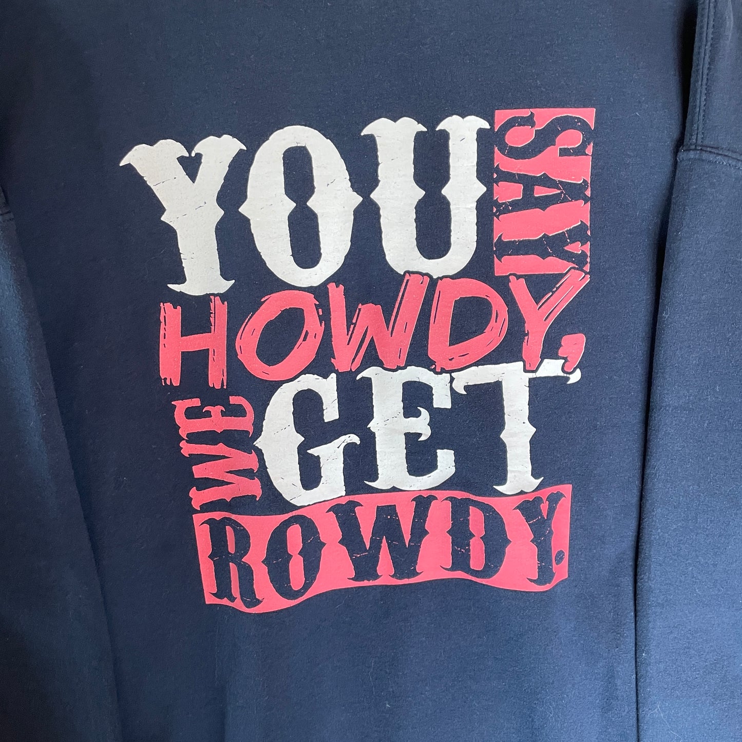 Blå Vintage Hesteridning Sigma Sweatshirt