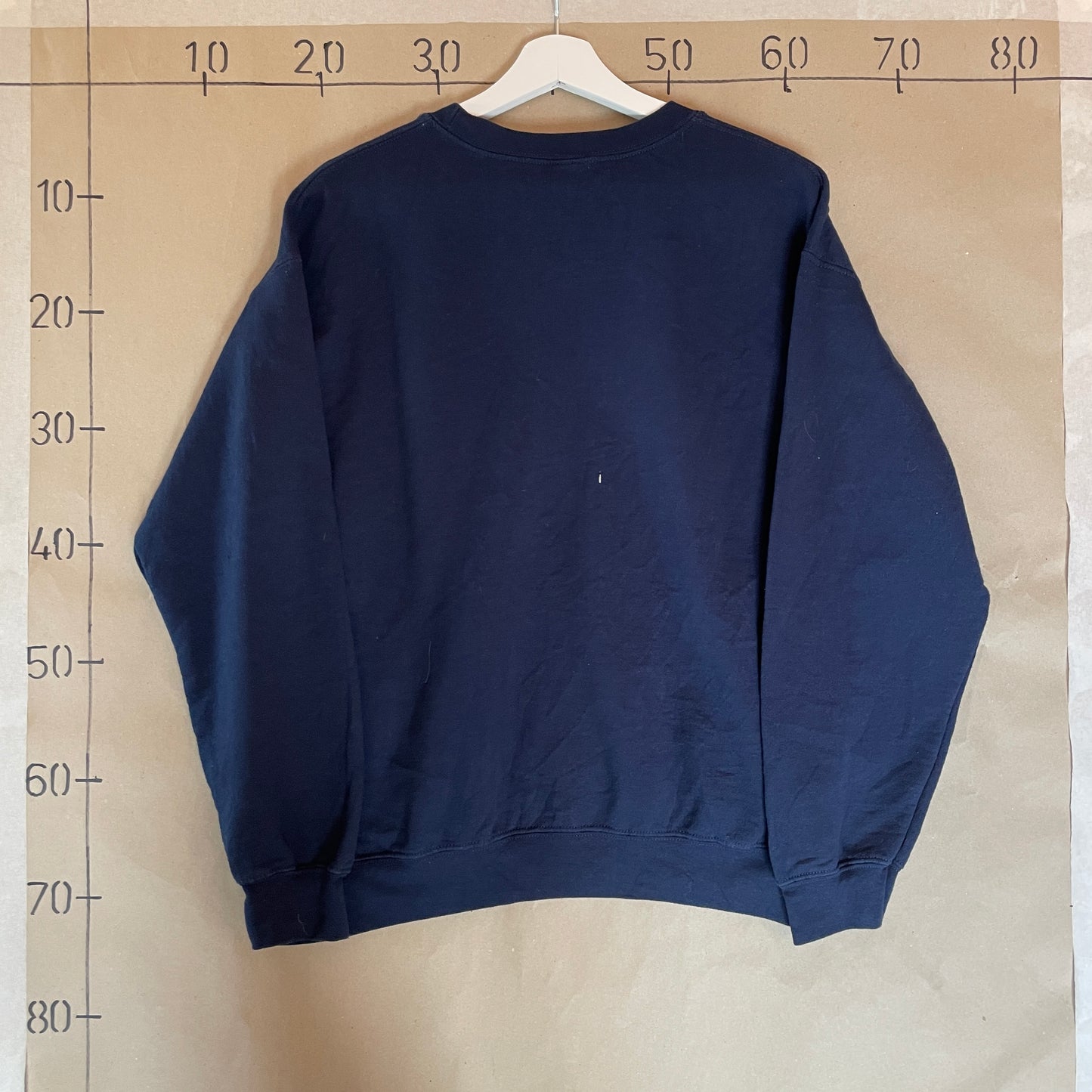 Blå Vintage Broderet Kitchener Sweatshirt