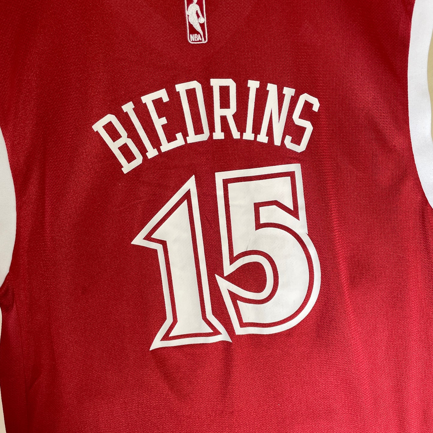 Rød Vintage NBA Basketball Jersey
