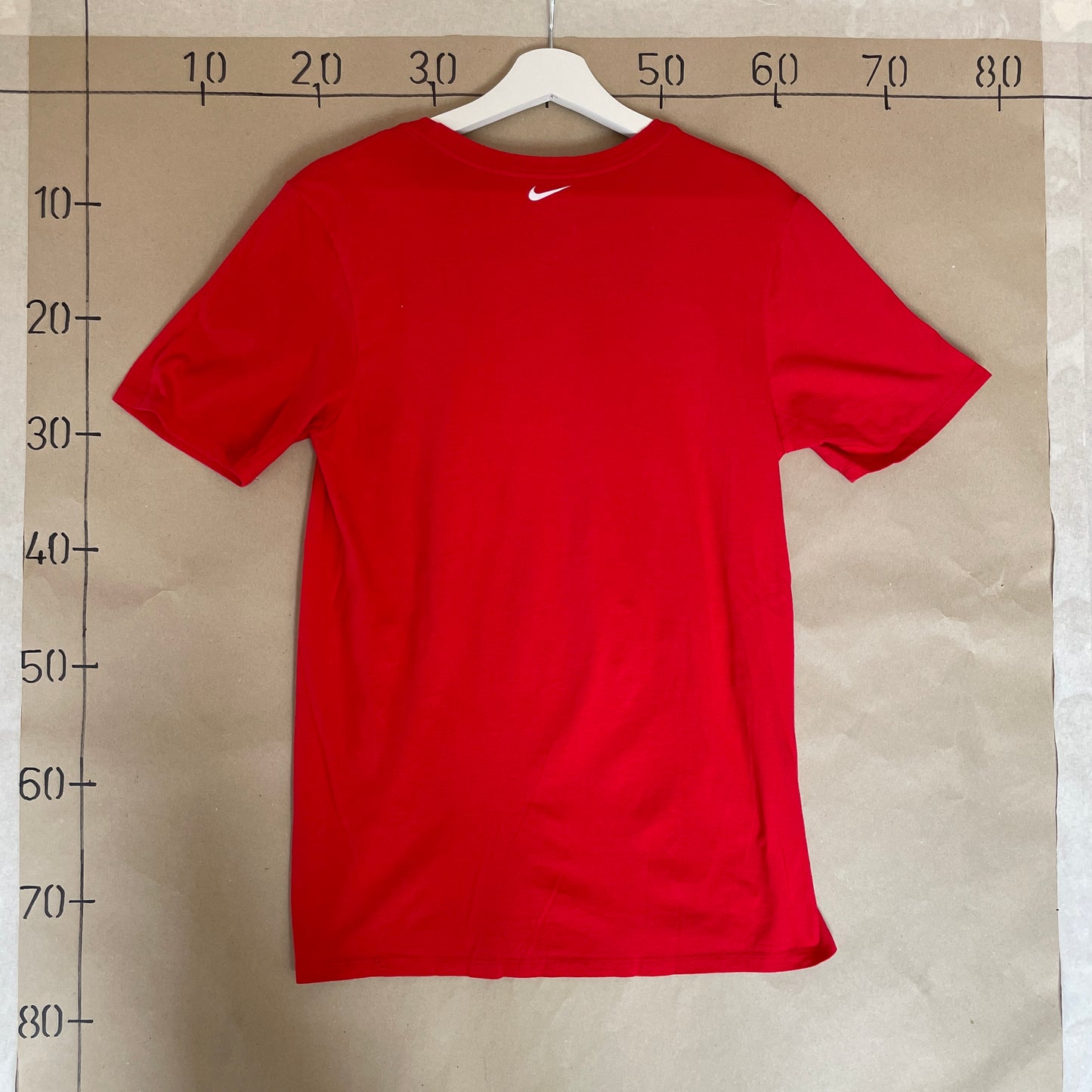 Rød Vintage Nike High School T-Shirt
