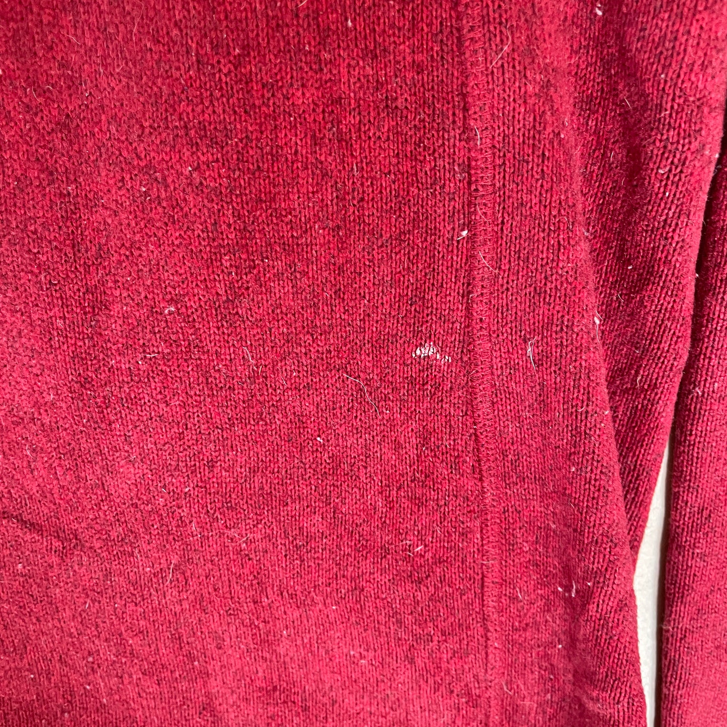 Rød Vintage L.L Bean Fleece Sweatshirt