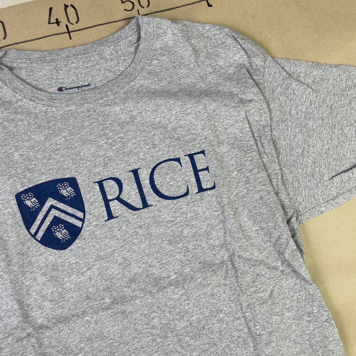 Grå Vintage Champion Rice T-Shirt