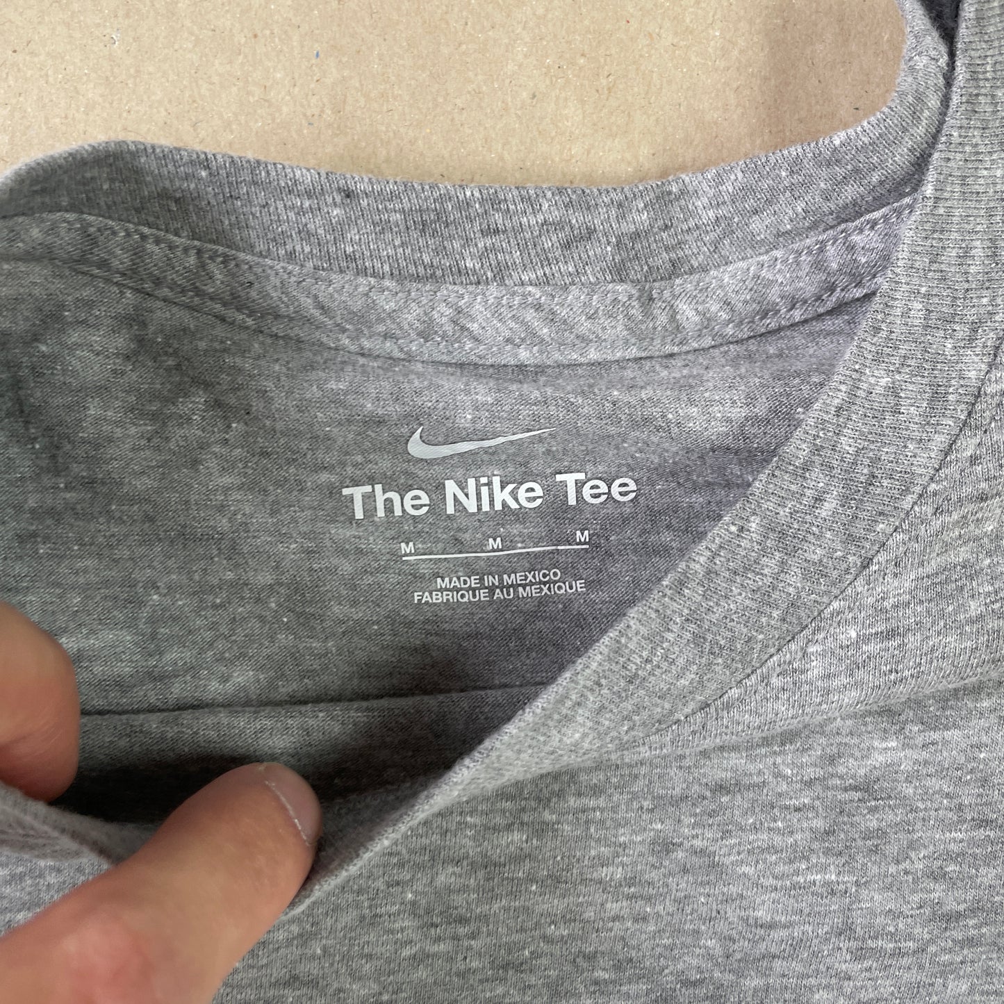 Grå Nike Football T-Shirt
