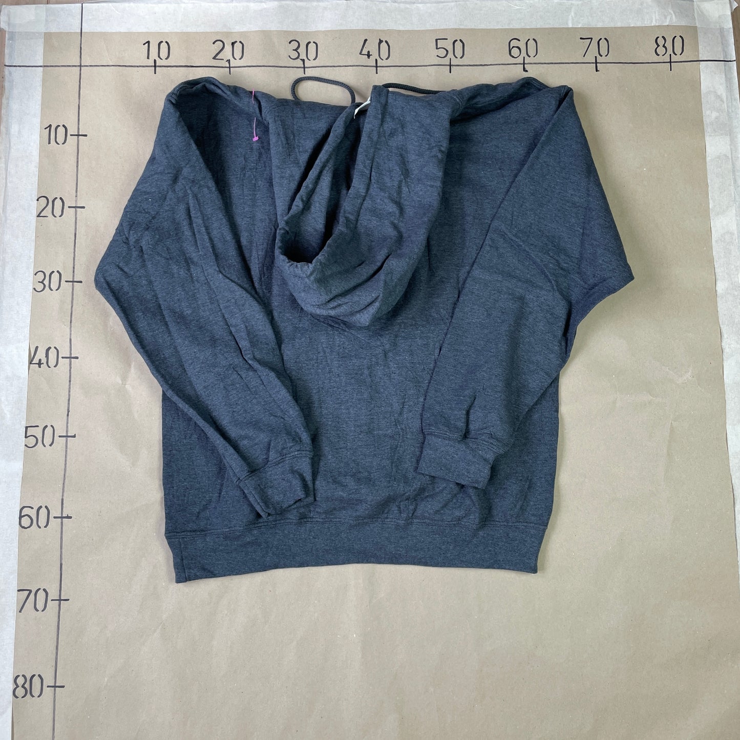Grå Vintage Ulve Hoodie