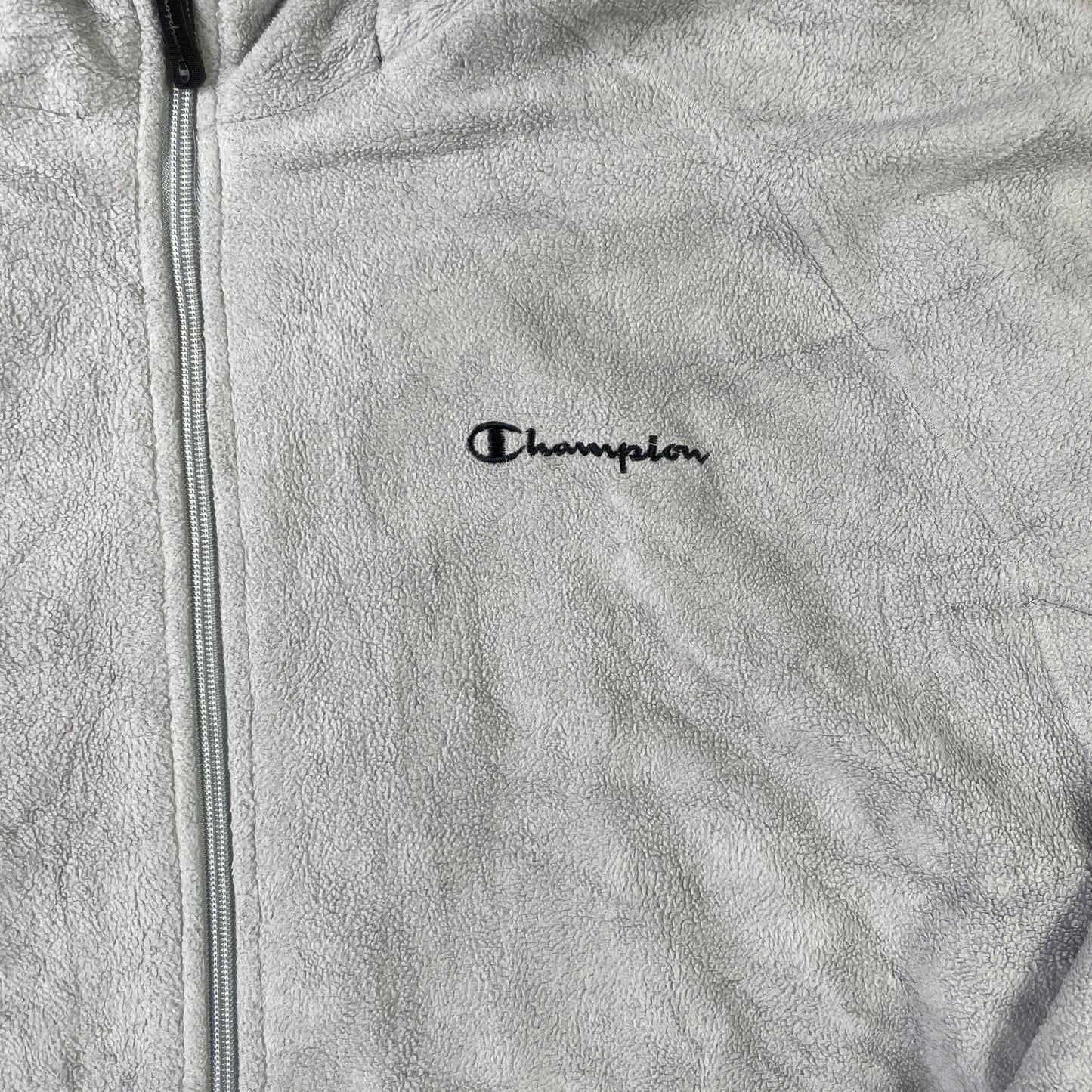 Grå Vintage Champion Fleece Hoodie