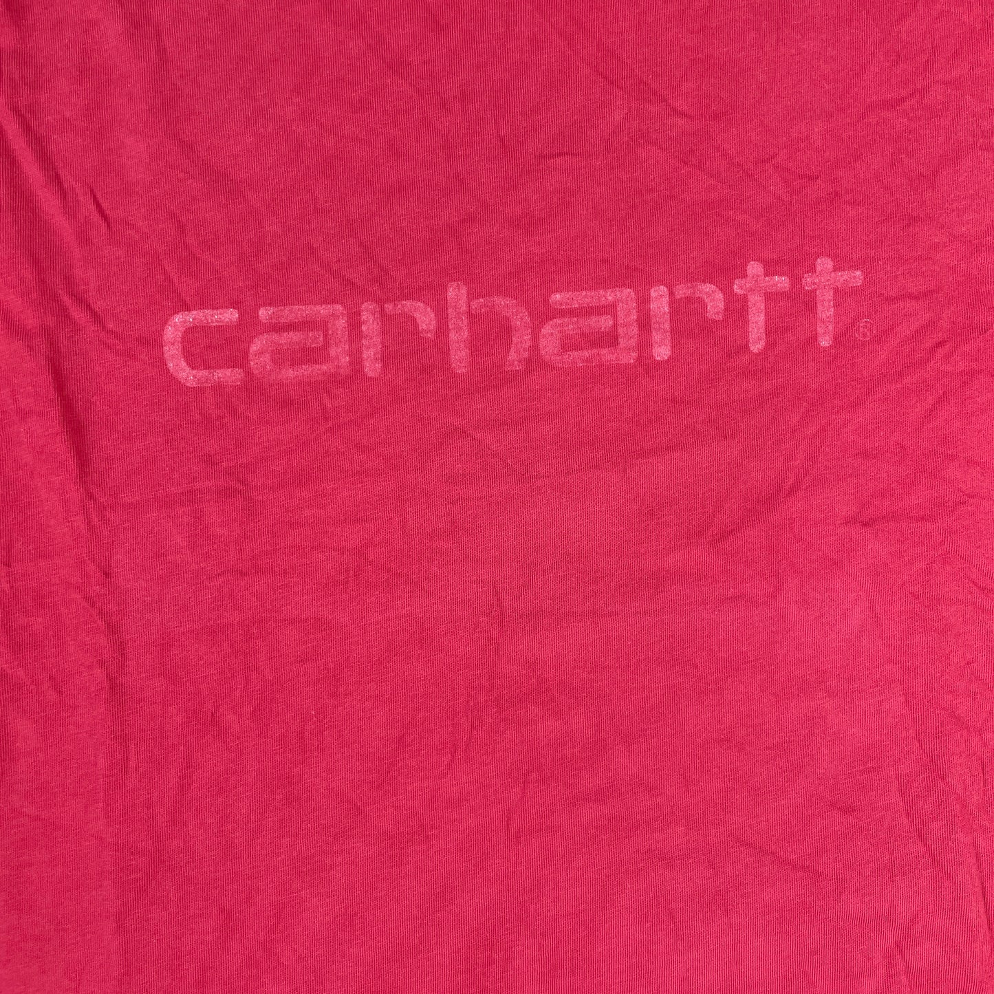 Rød Carhartt Spellout T-Shirt