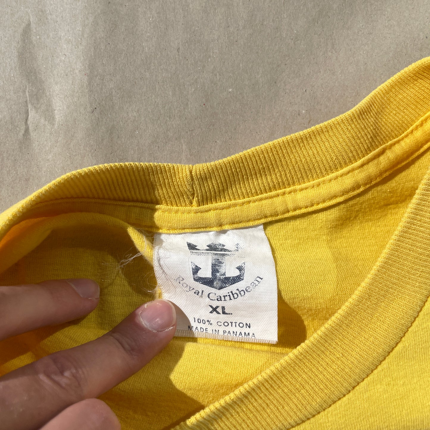 Gul Vintage Undervandsdyr T-Shirt