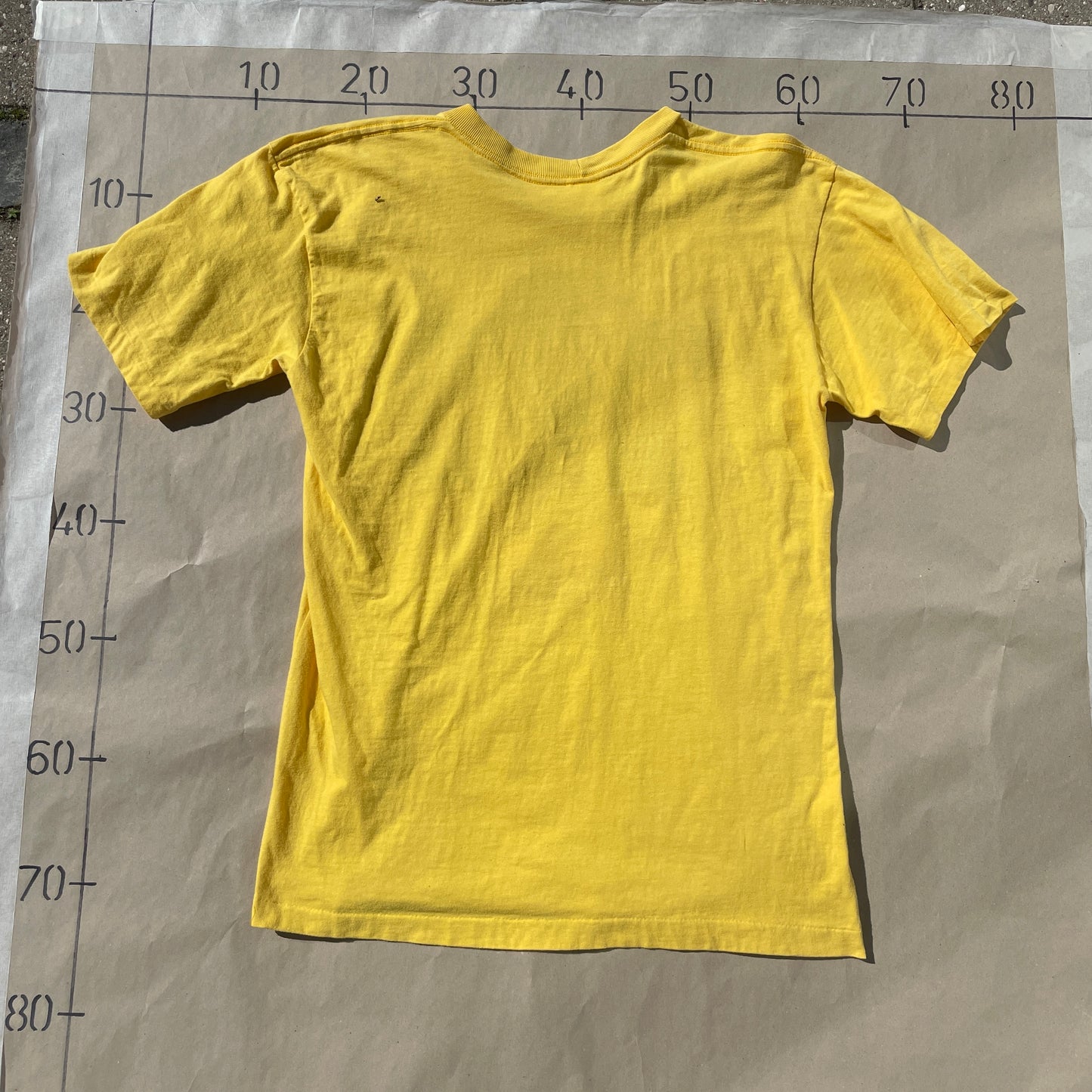 Gul Vintage Undervandsdyr T-Shirt