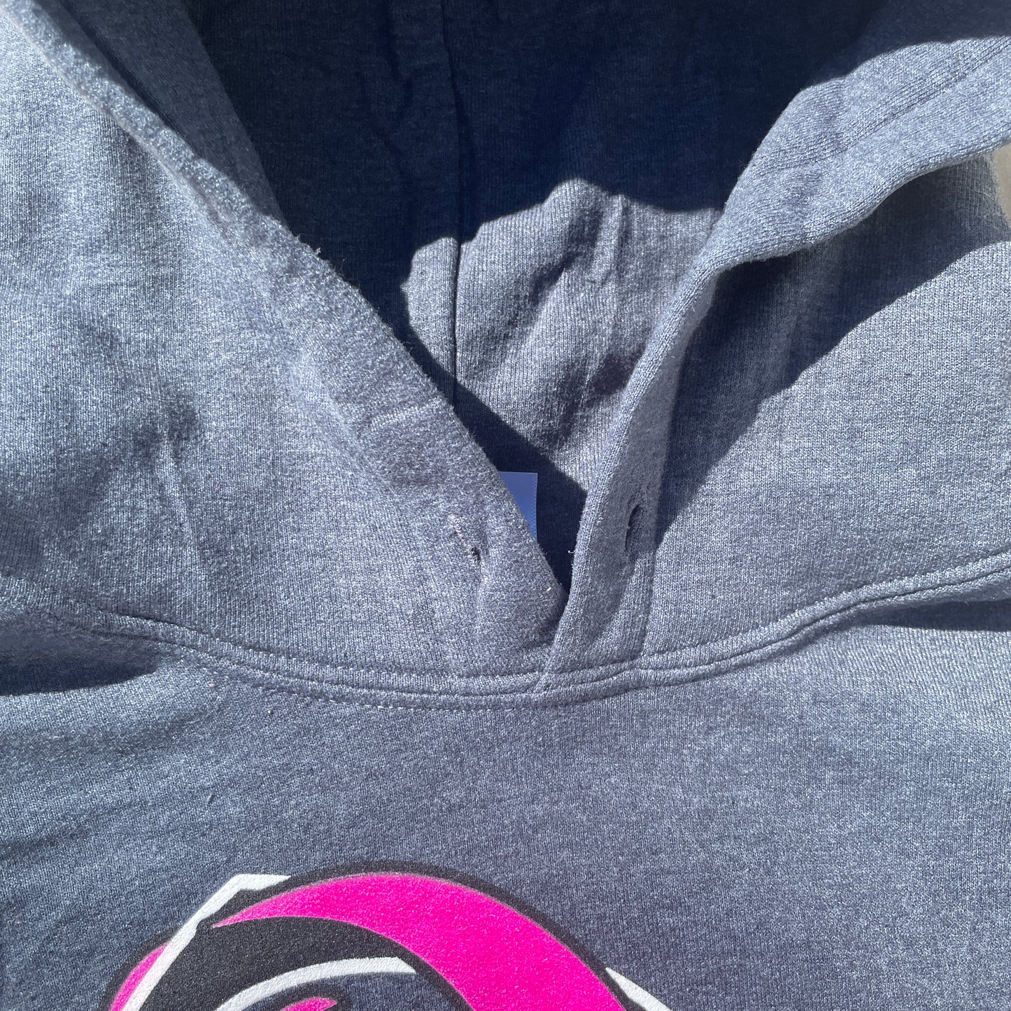 Grå Vintage Sports Hoodie