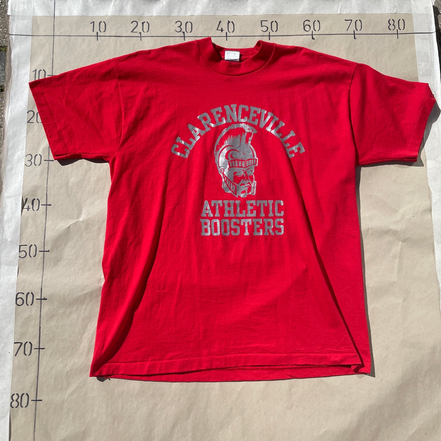 Rød Vintage Gladiator T-Shirt