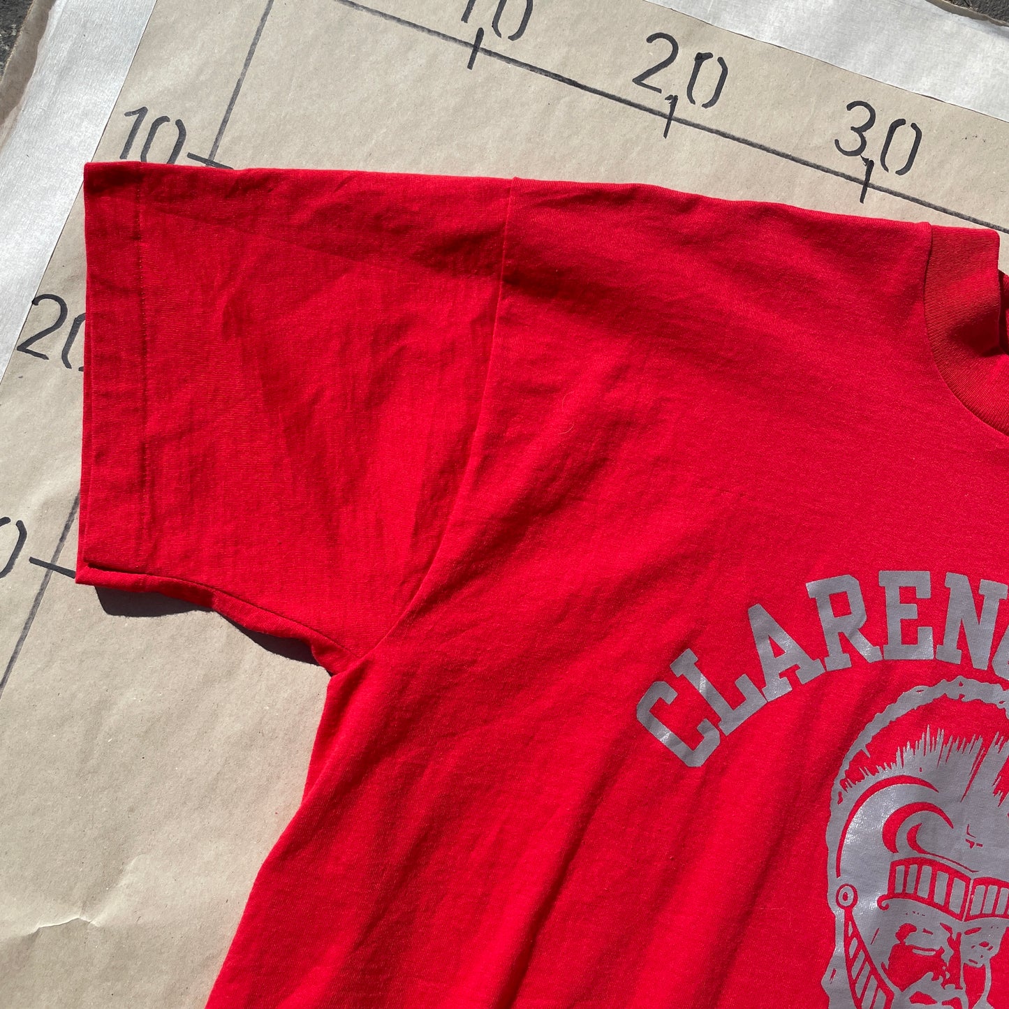 Rød Vintage Gladiator T-Shirt