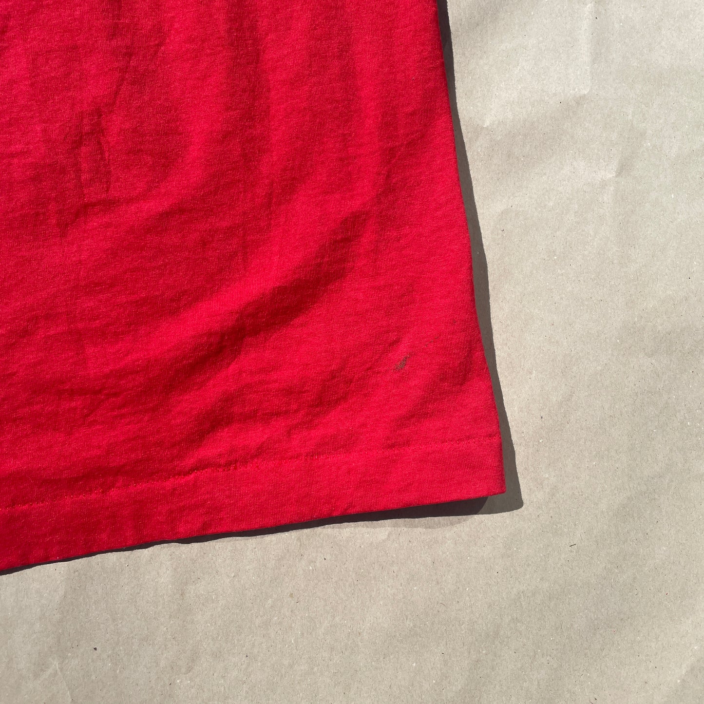 Rød Vintage Softball T-Shirt