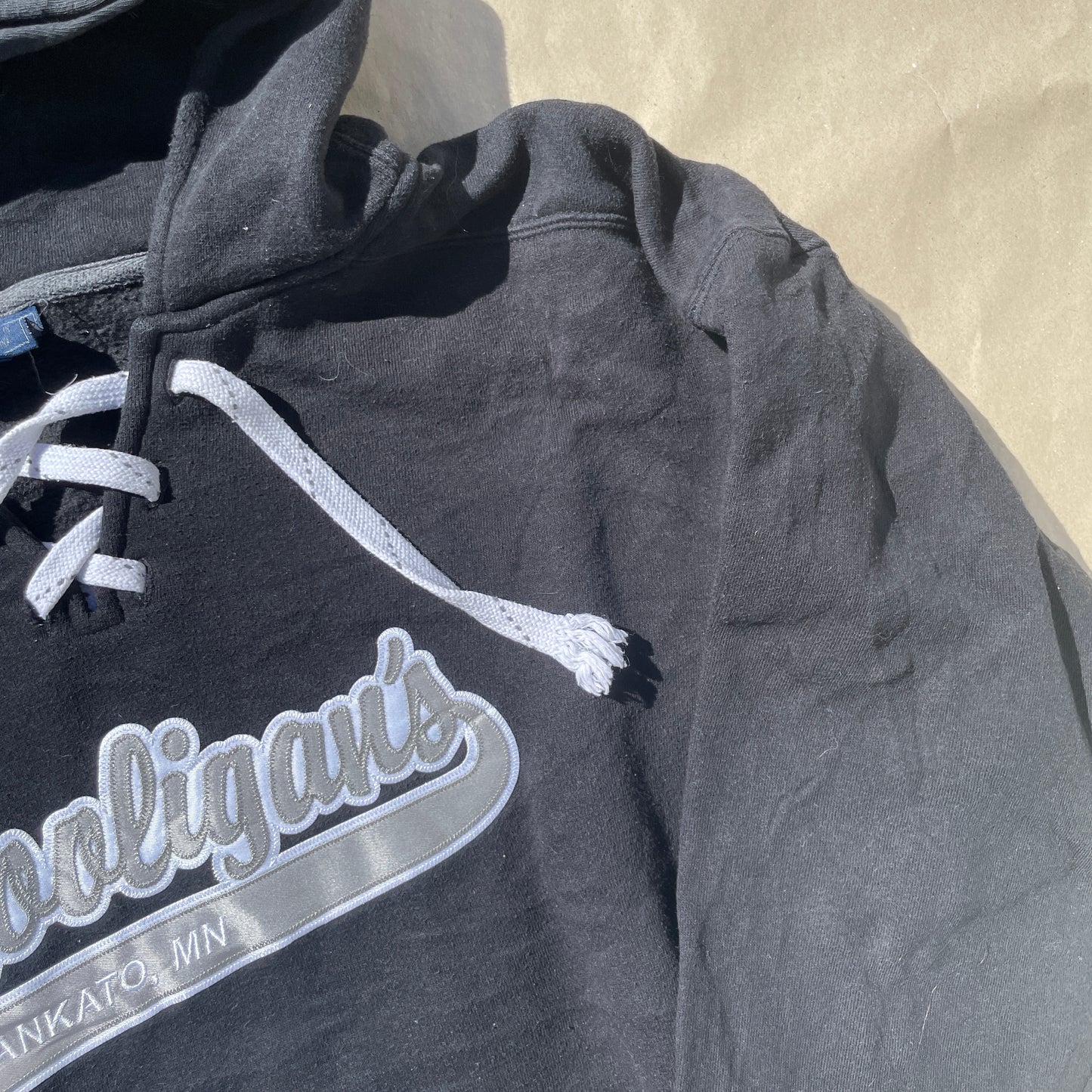 Sort Vintage Hoodie