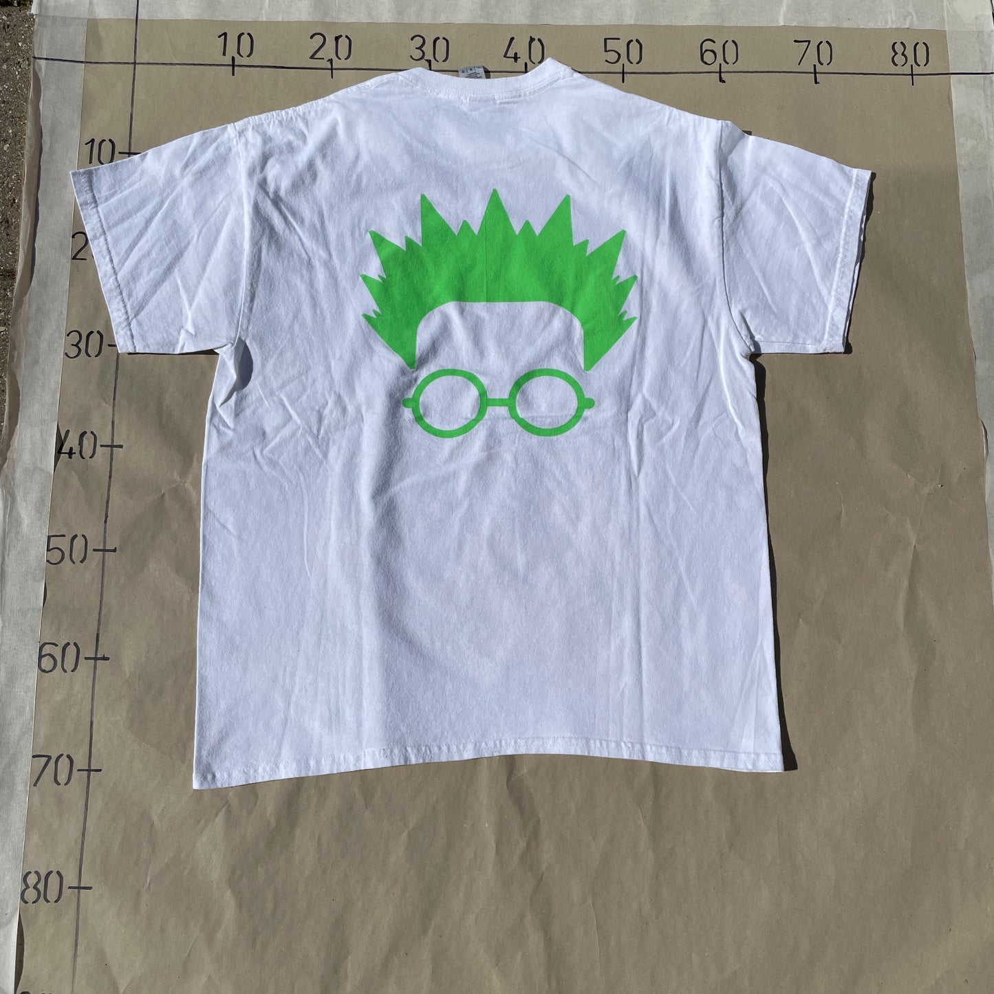 Hvid Vintage Nerd Focus T-Shirt