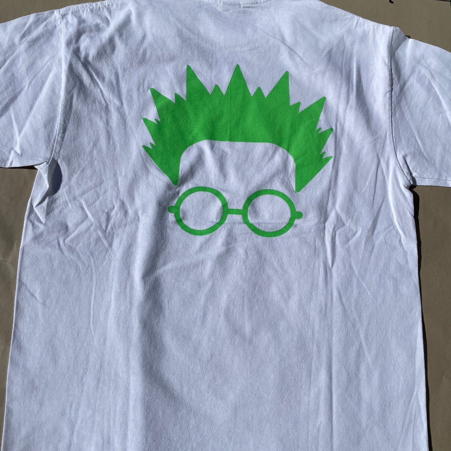 Hvid Vintage Nerd Focus T-Shirt