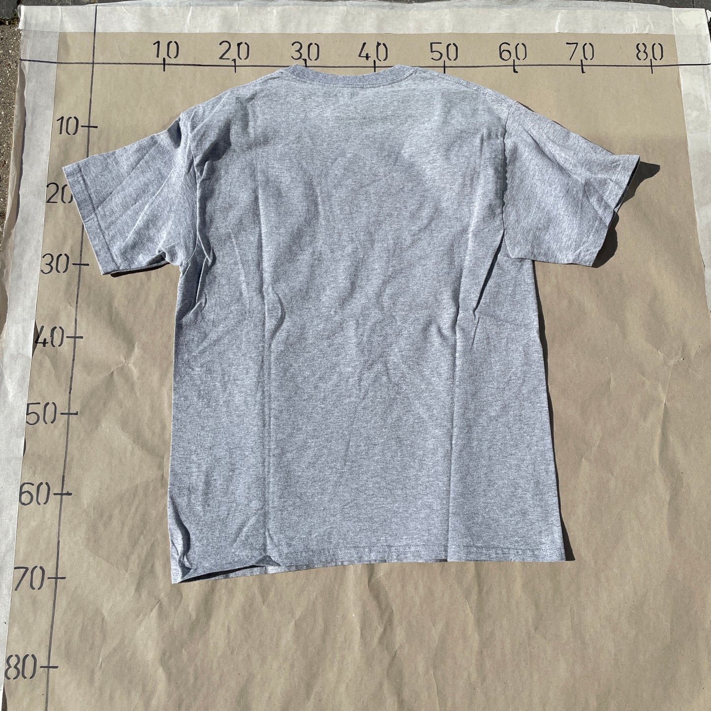 Grå Vintage Sun Bear T-Shirt