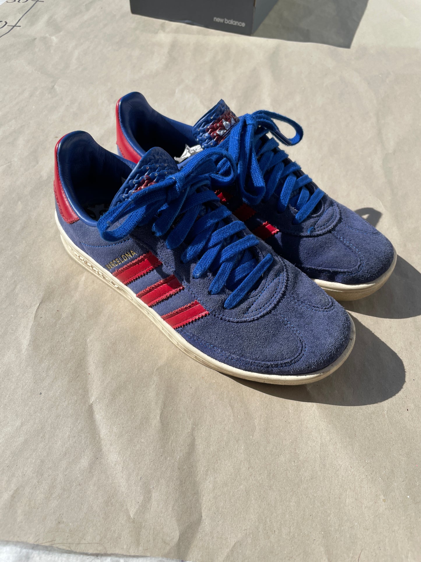 Blå & Rød Adidas "Barcelona" Sneaker