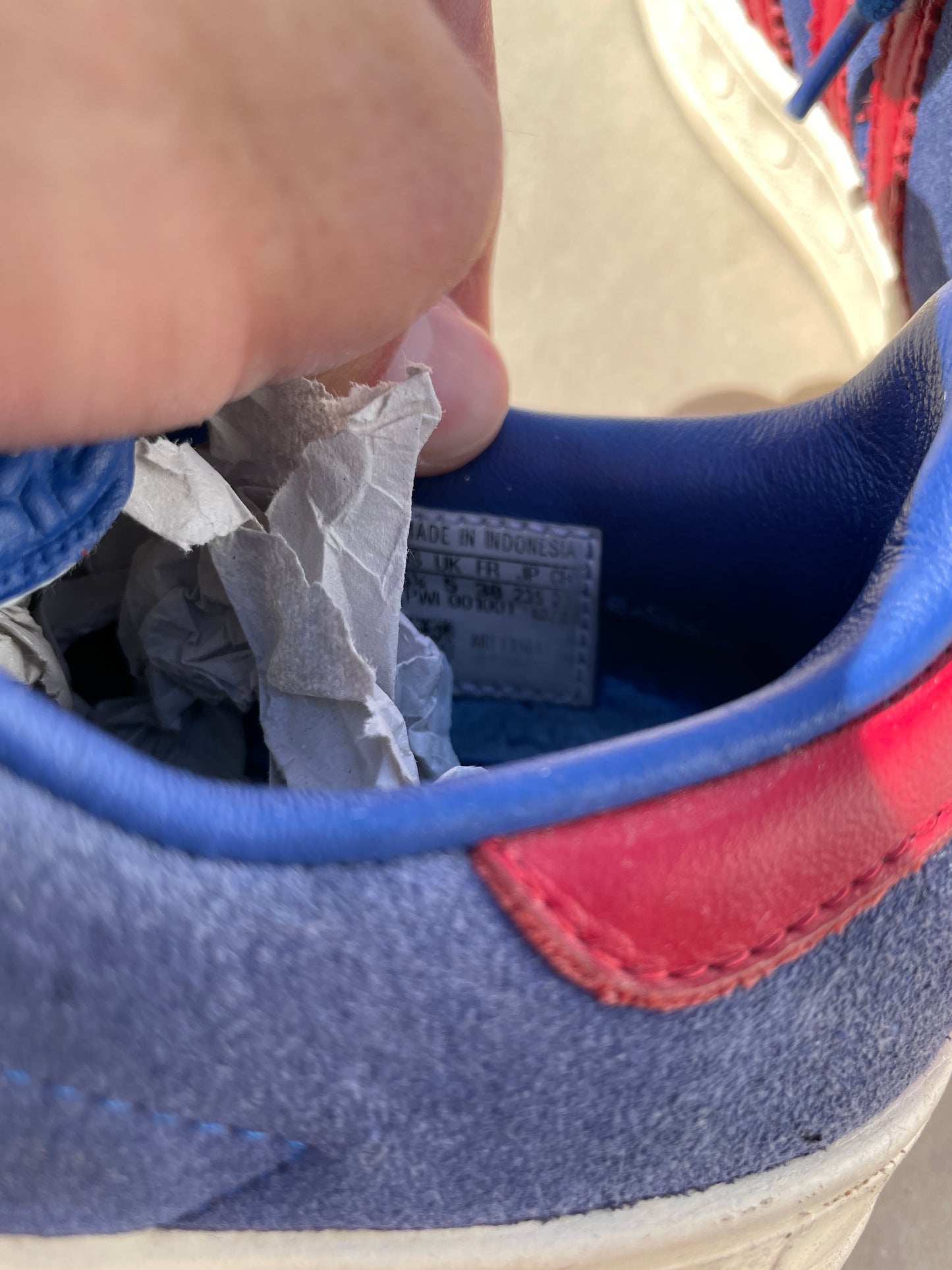 Blå & Rød Adidas "Barcelona" Sneaker