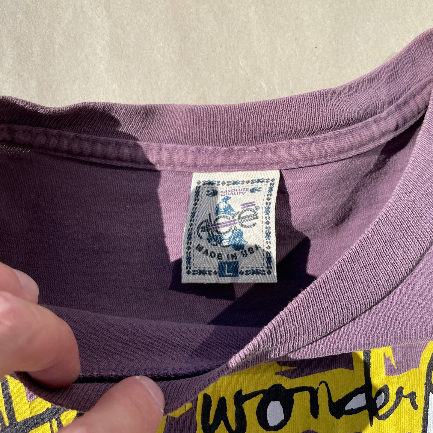 Lilla Vintage Anne Frank T-Shirt