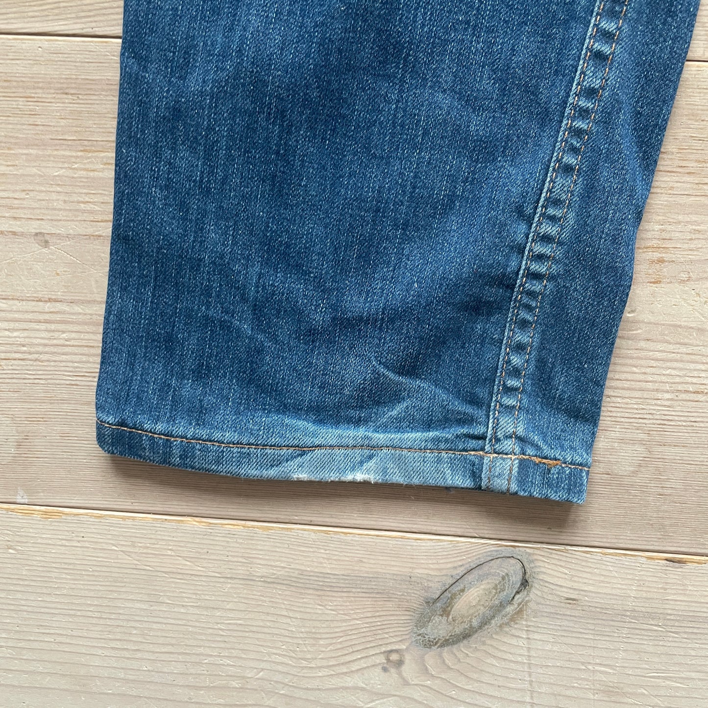 Mørkeblå Carhartt Straight Fit Jeans