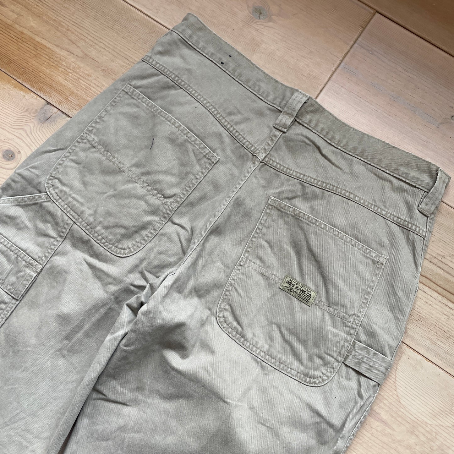 Khaki/Beige Wrangler Cargobukser