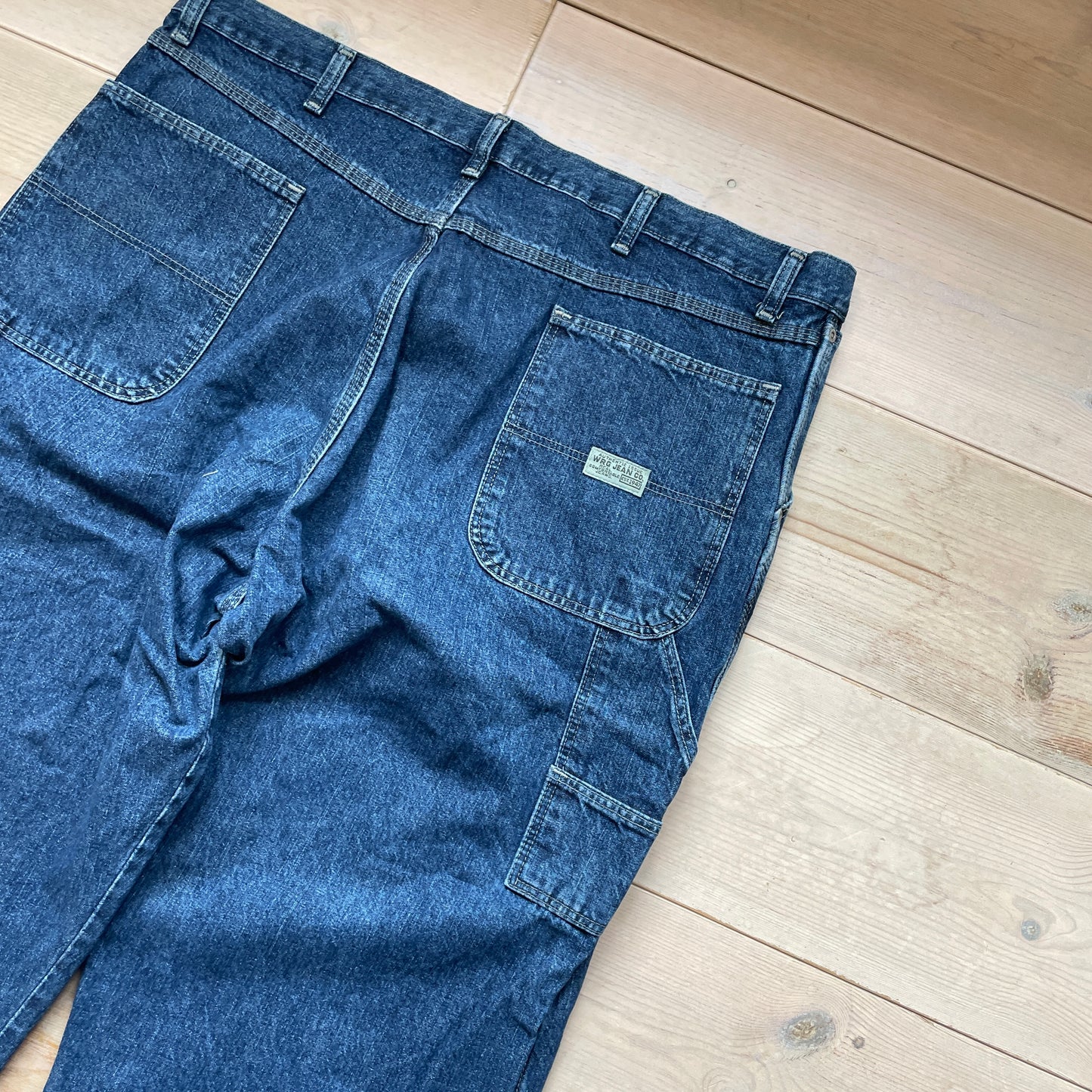 Mørkeblå Wrangler Carpenter Jeans