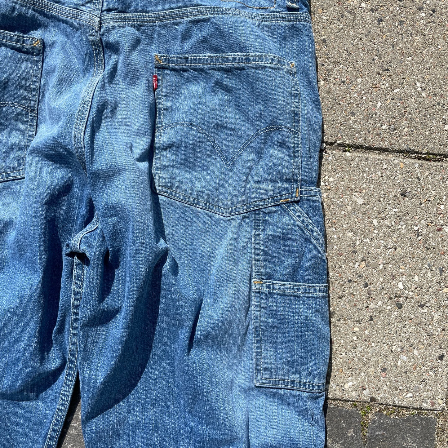 Mørkeblå Vintage Levi’s Carpenter Jeans