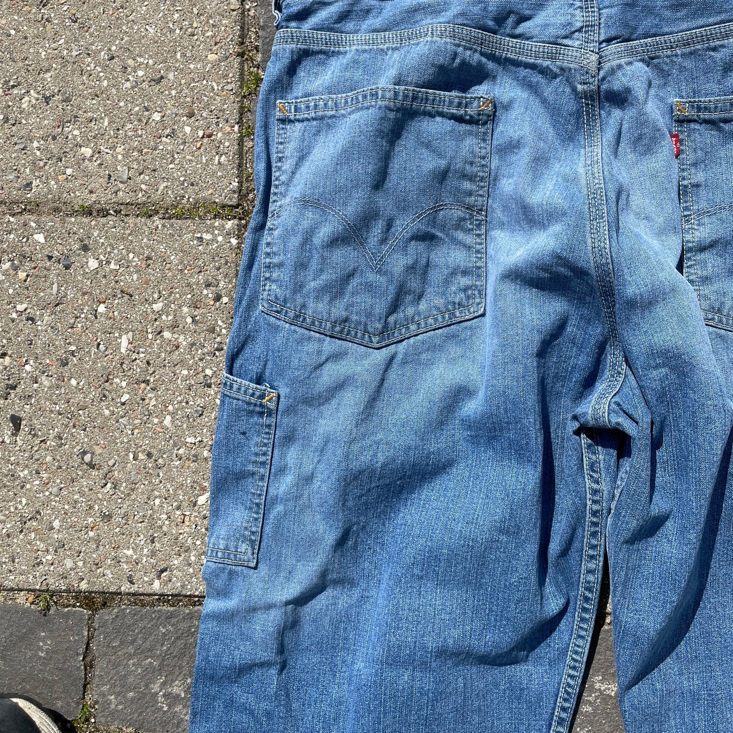 Mørkeblå Vintage Levi’s Carpenter Jeans