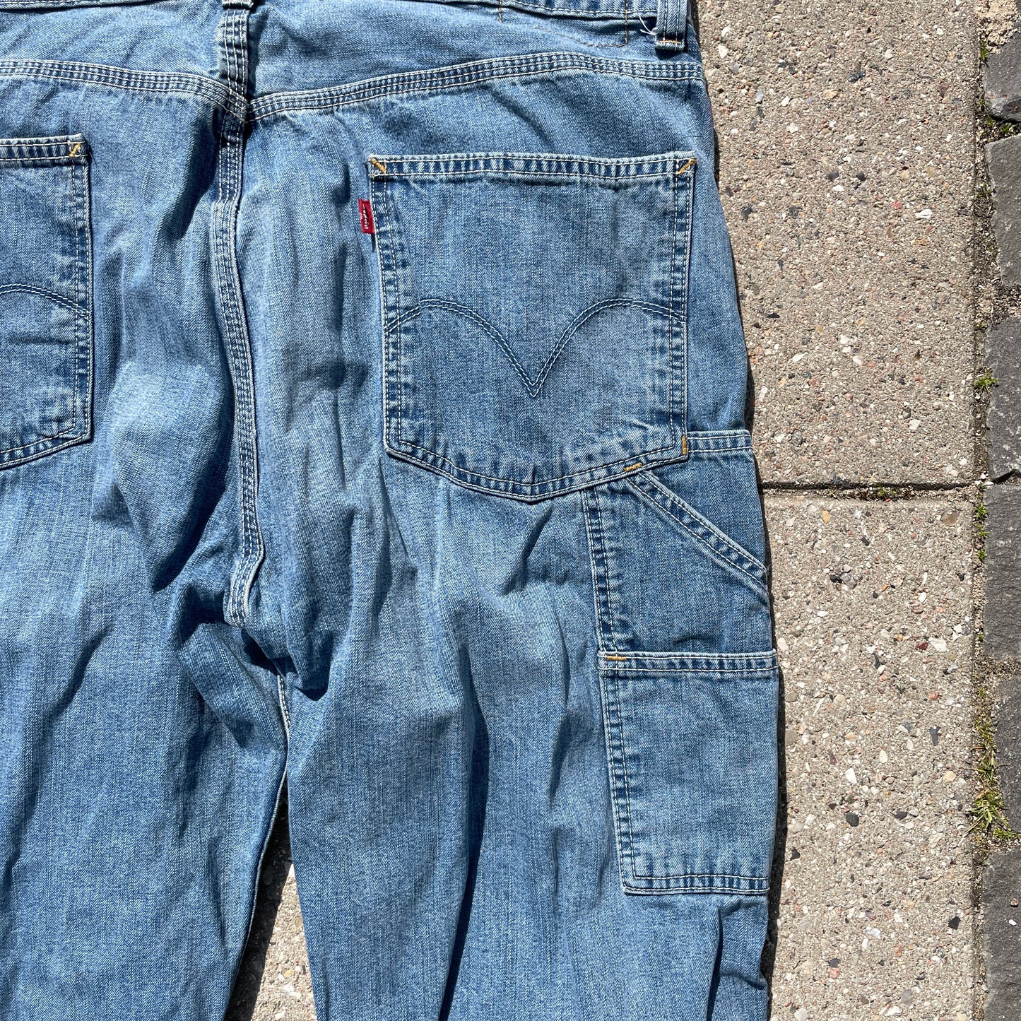 Mørkeblå Vintage Levi’s Carpenter Jeans