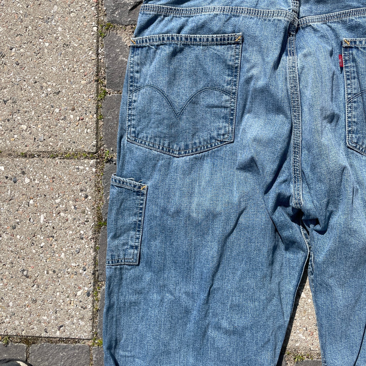 Mørkeblå Vintage Levi’s Carpenter Jeans