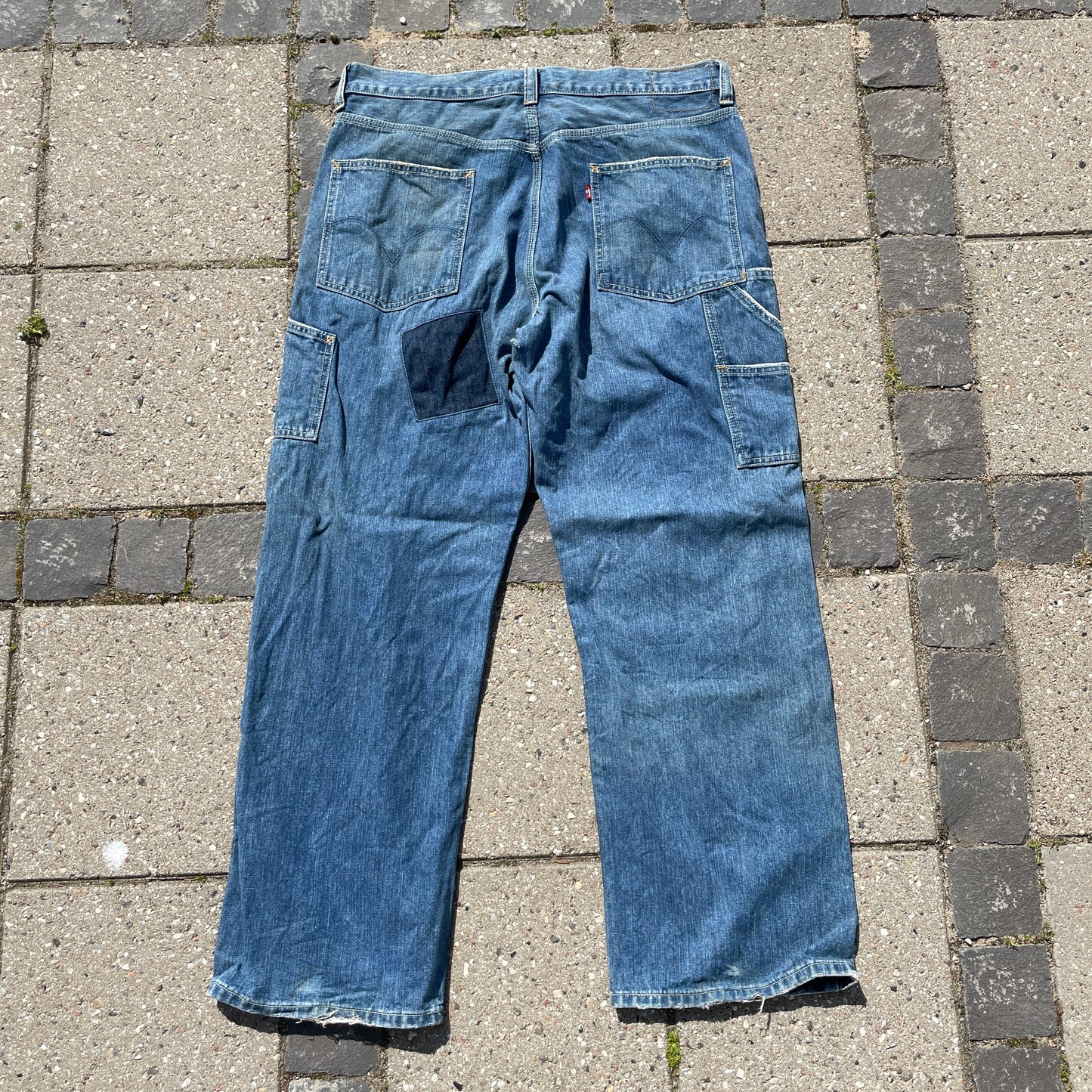Mørkeblå Vintage Levi’s Carpenter Jeans