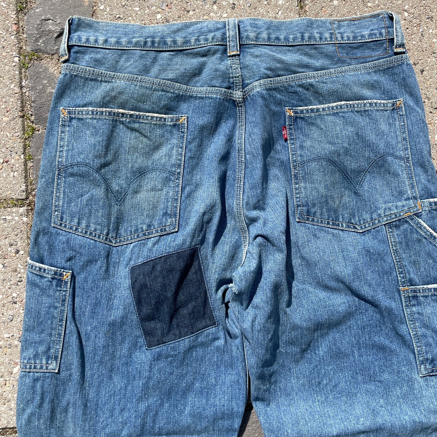 Mørkeblå Vintage Levi’s Carpenter Jeans