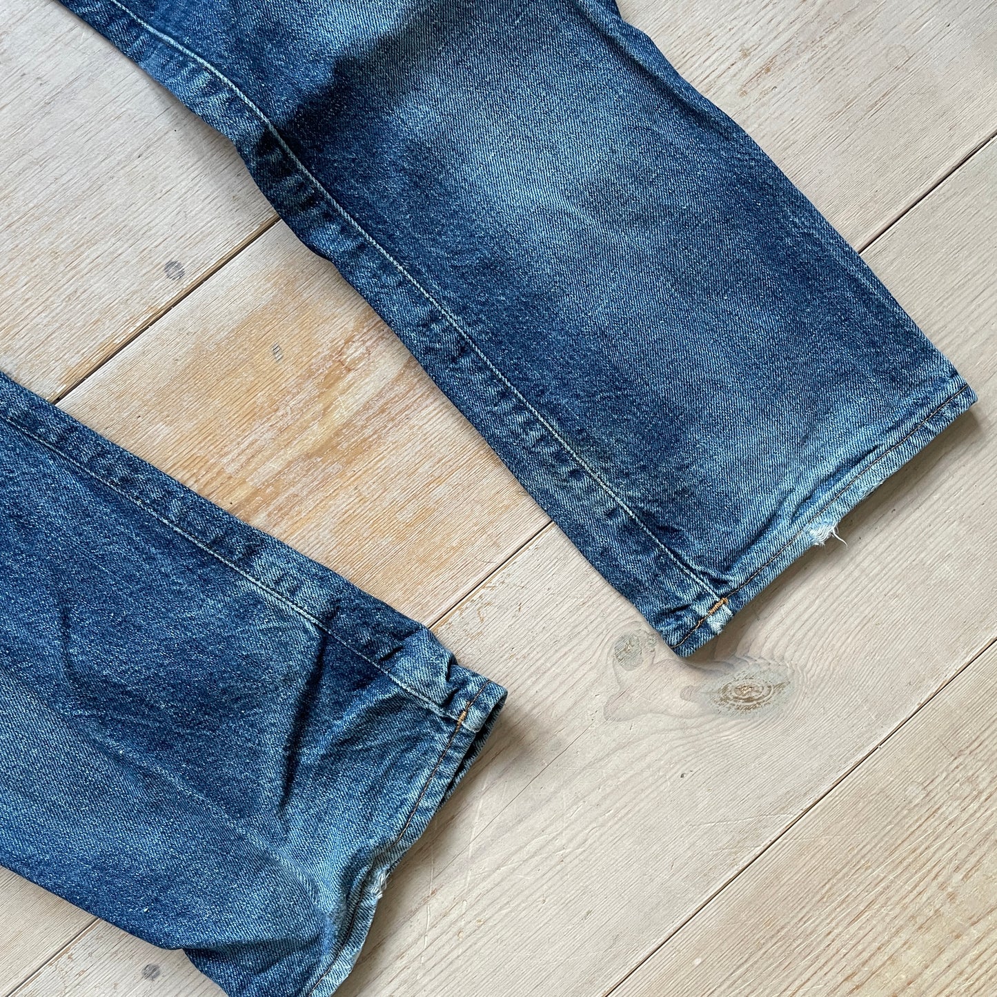 Blå G-Star Raw 3301 Jeans