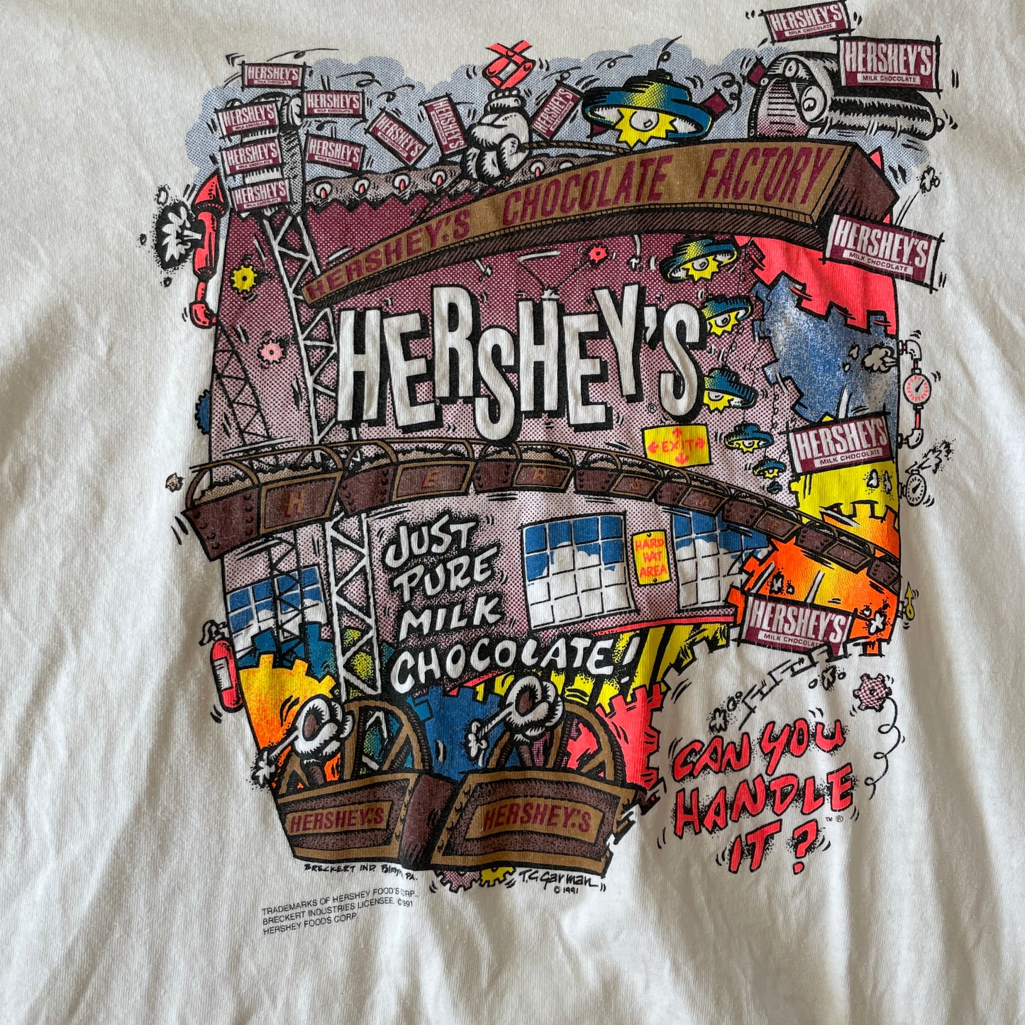 Hvid Vintage Hershey’s T-Shirt