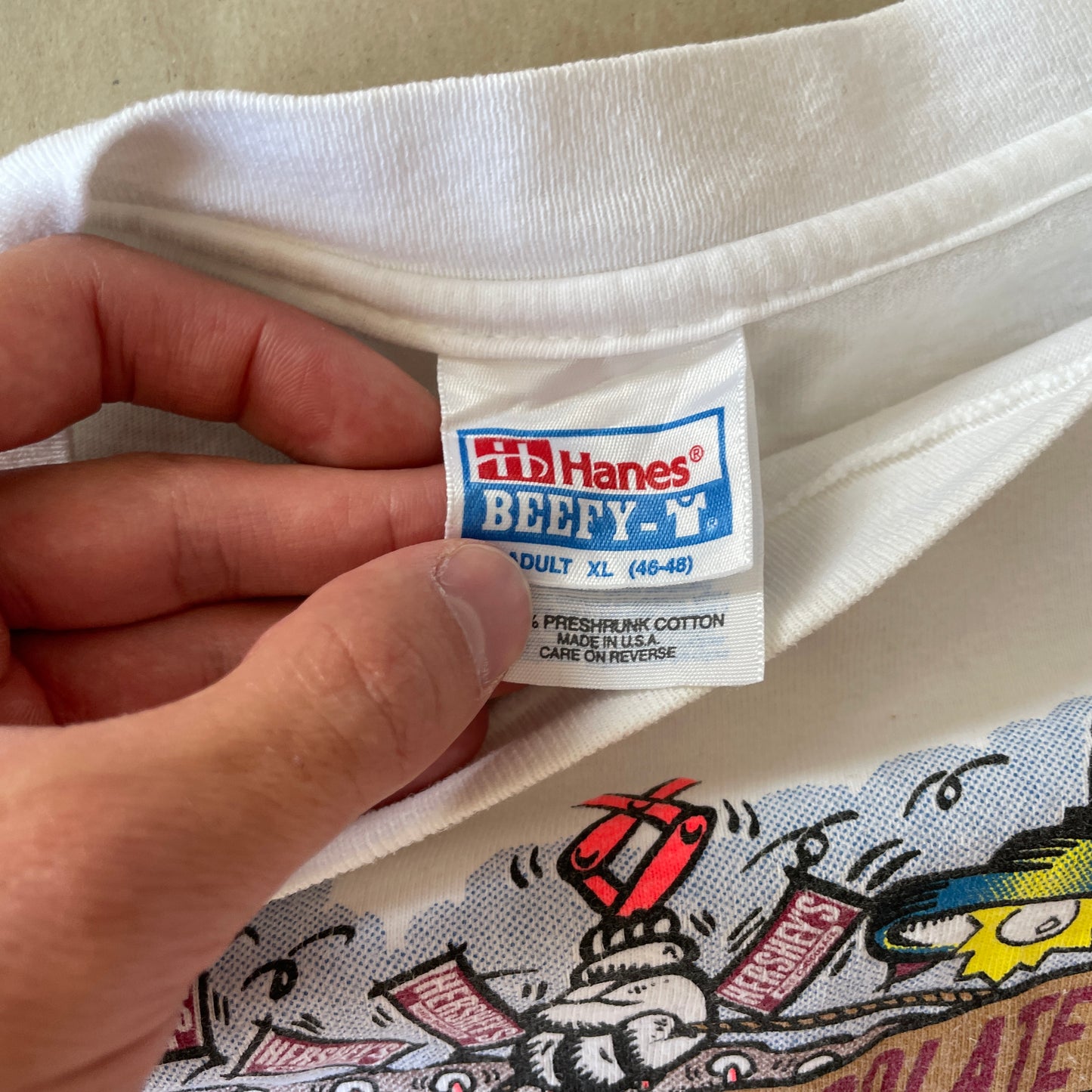 Hvid Vintage Hershey’s T-Shirt