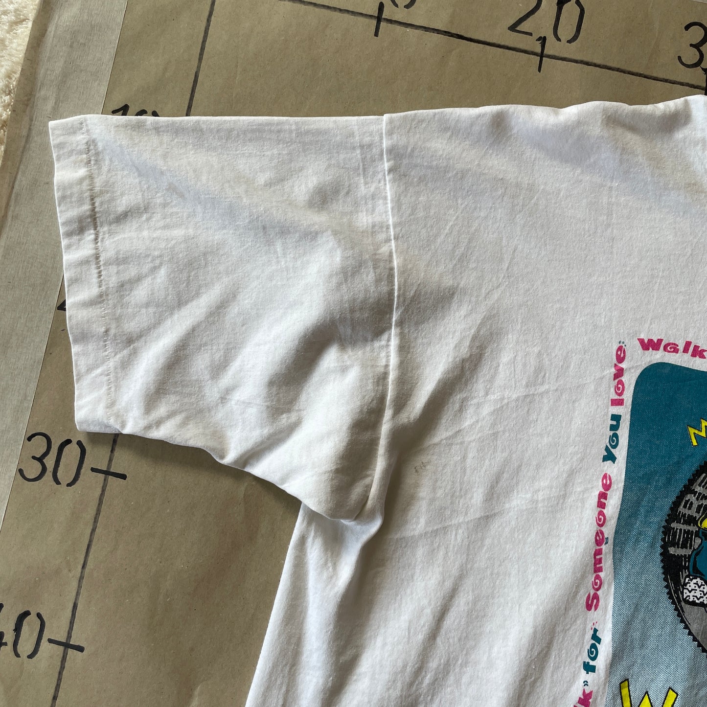 Hvid Vintage Walk America T-Shirt