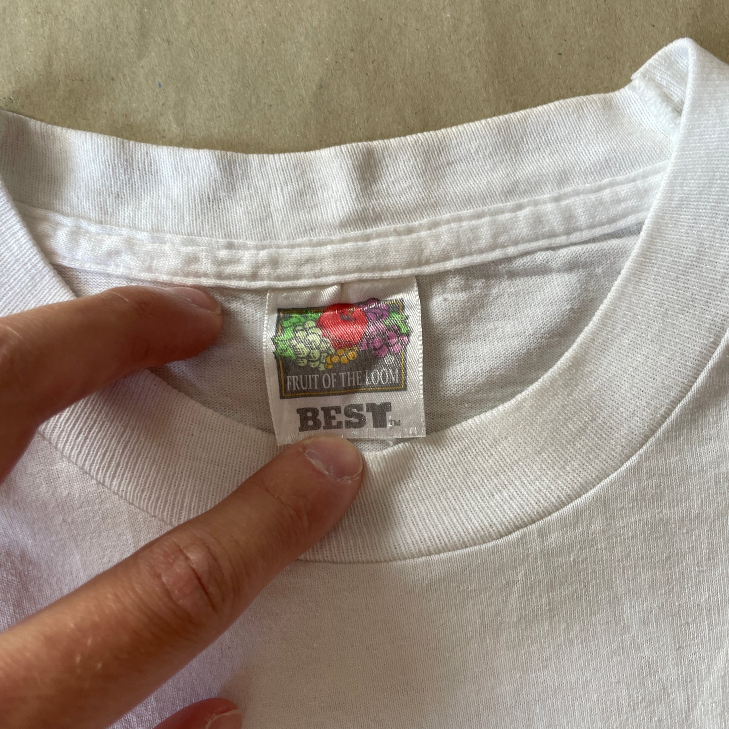 Hvid Vintage Walk America T-Shirt