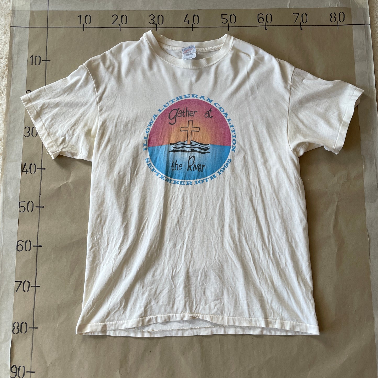 Creme Vintage Kristendoms T-Shirt