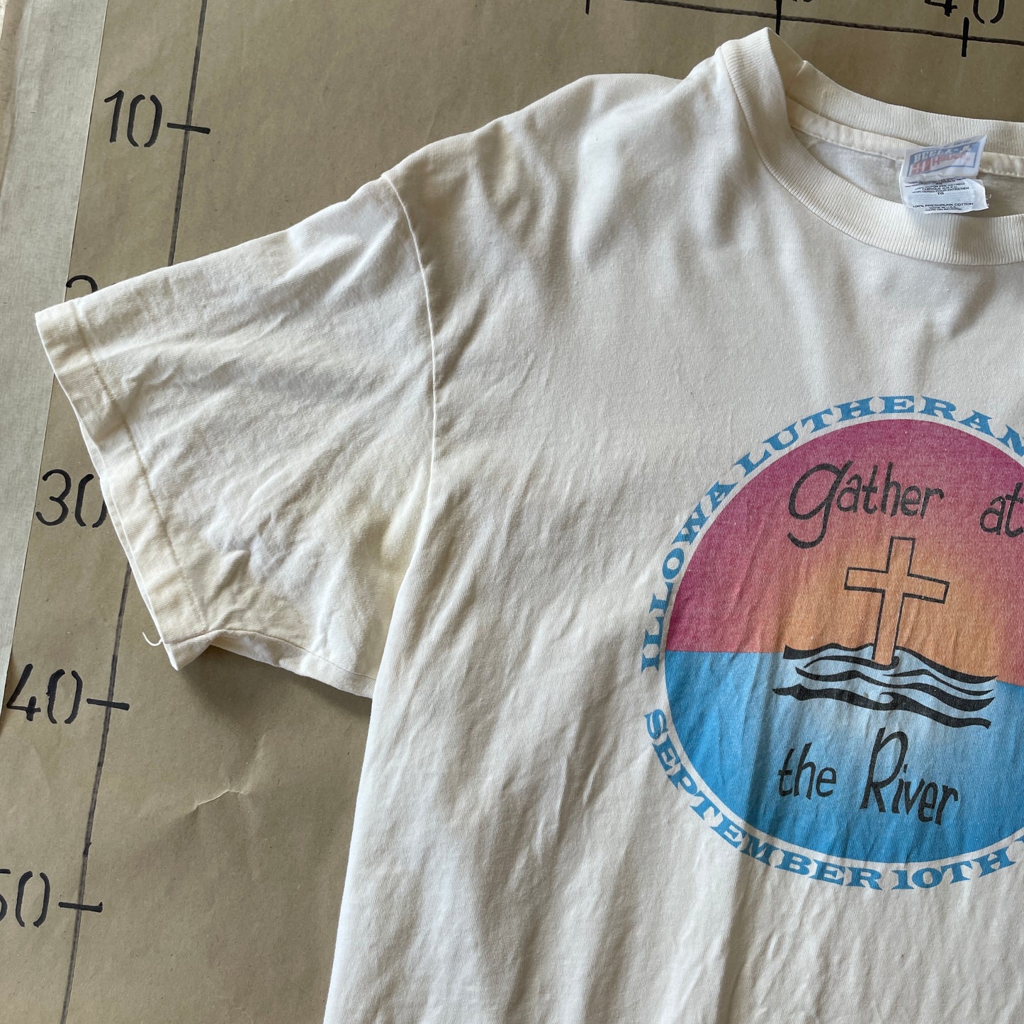 Creme Vintage Kristendoms T-Shirt