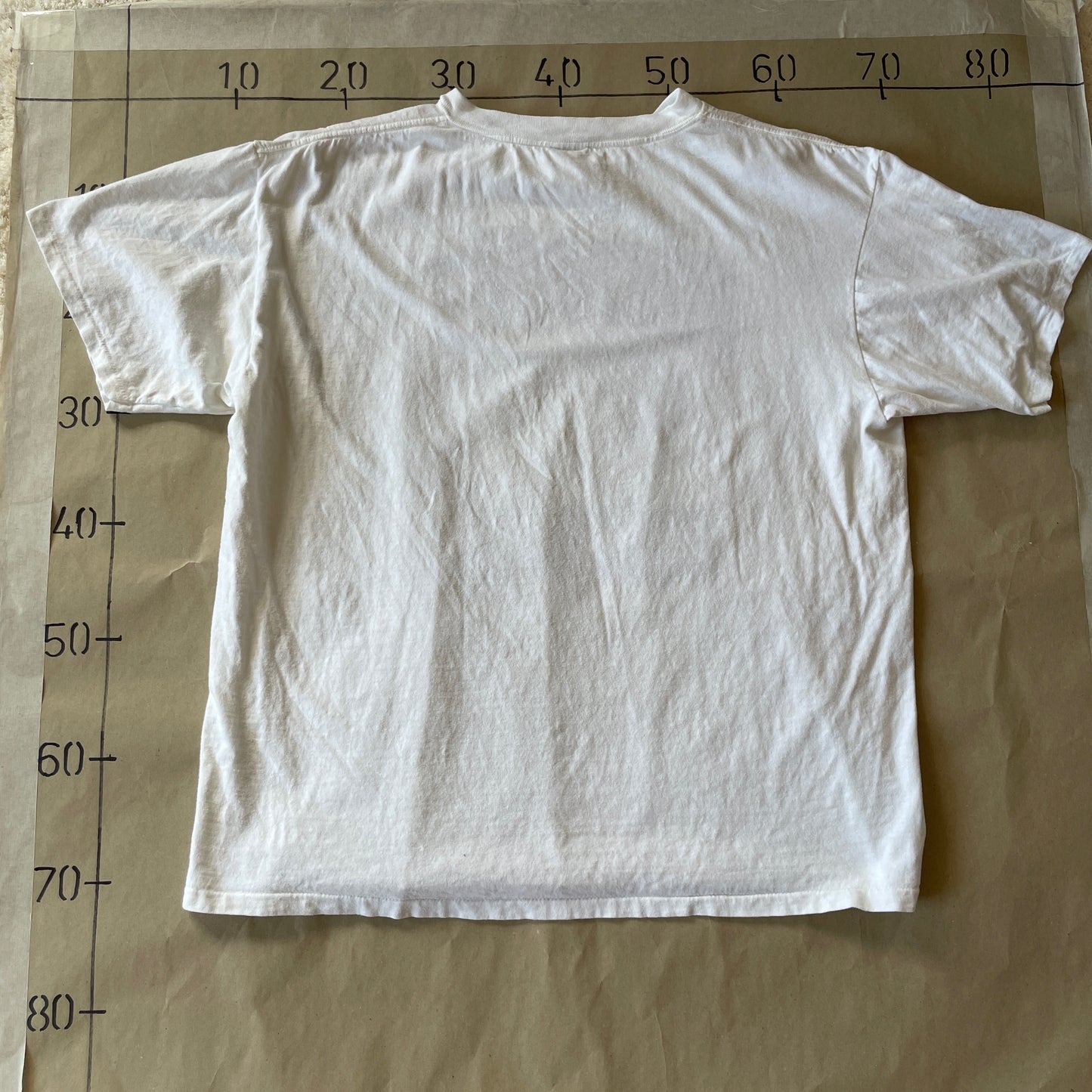 Hvid Vintage Fremont Football T-Shirt