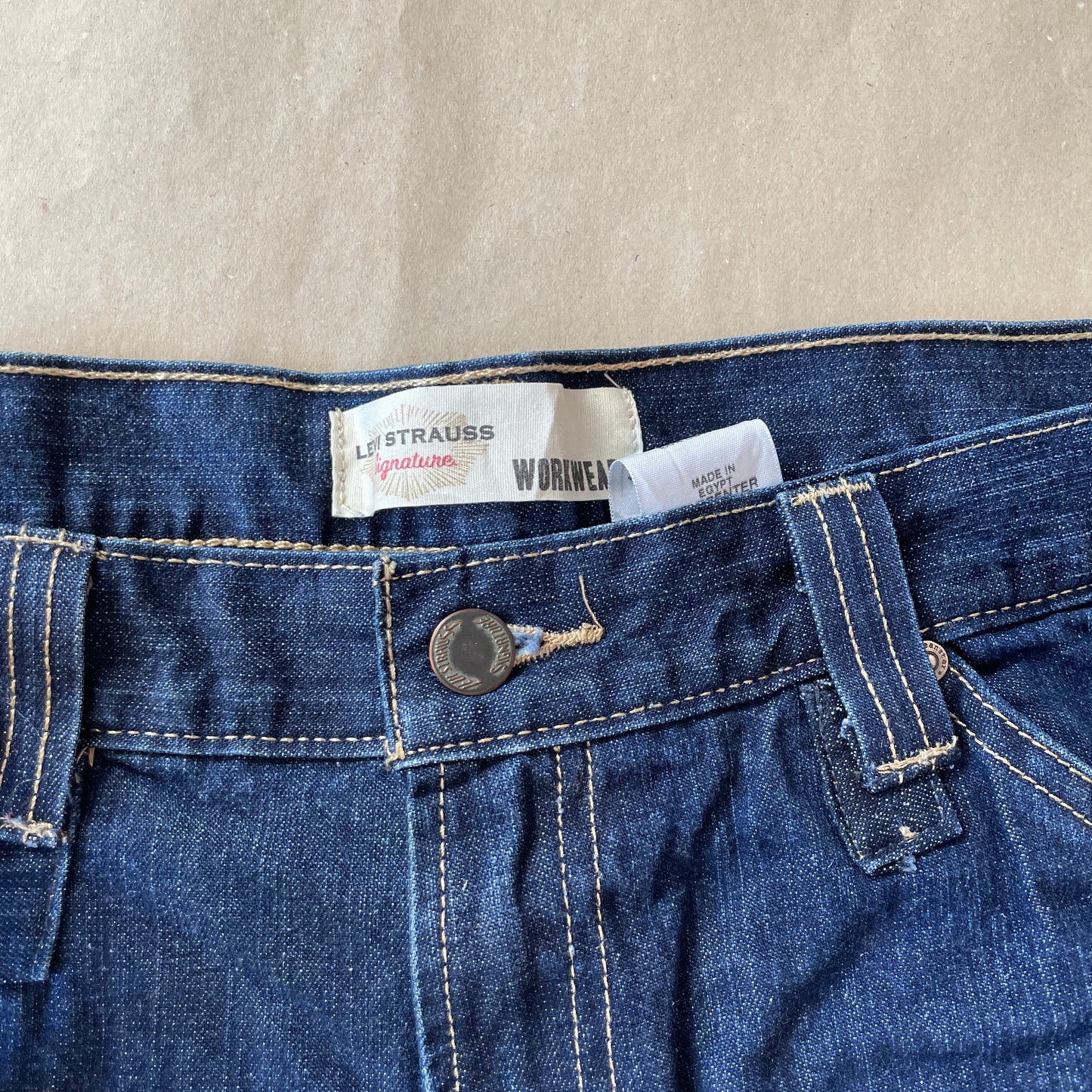 Mørkeblå Vintage Levi Strauss Carpenter Jeans