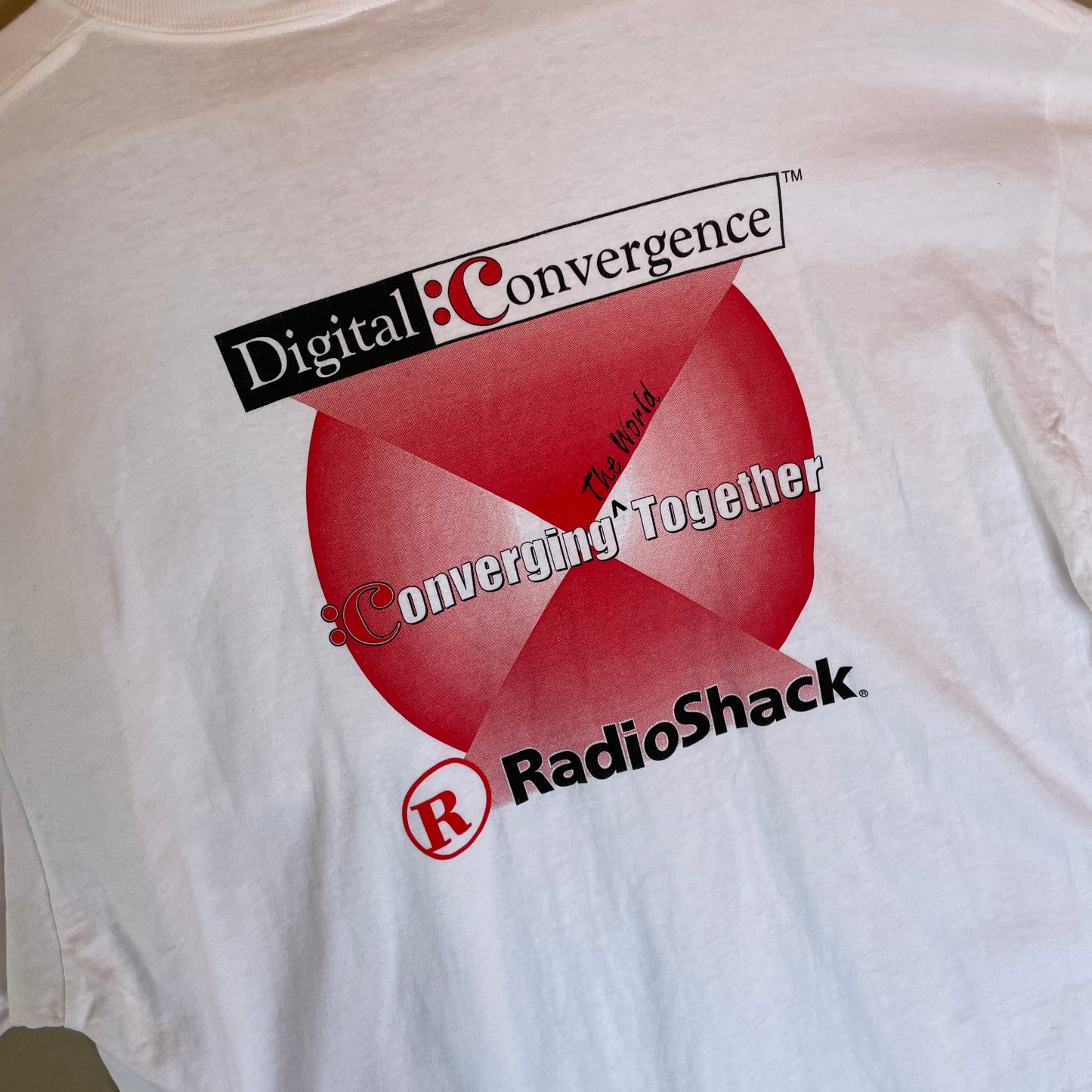 Hvid Vintage Radioshack T-Shirt