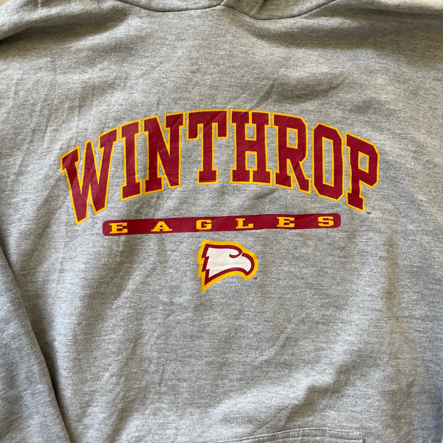 Grå Vintage Winthrop Hoodie