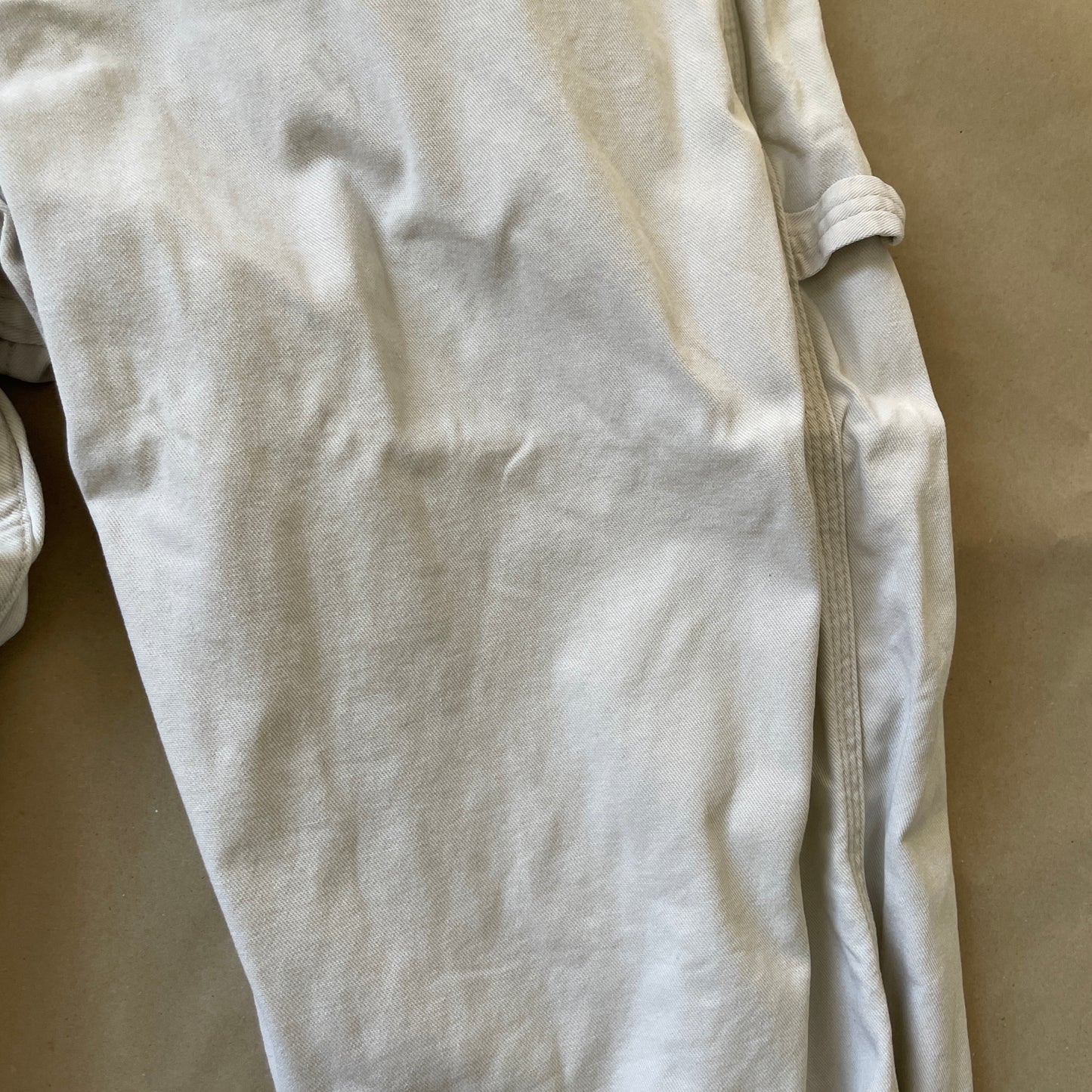 Beige Vintage Lee Dungarees Carpenter Pants