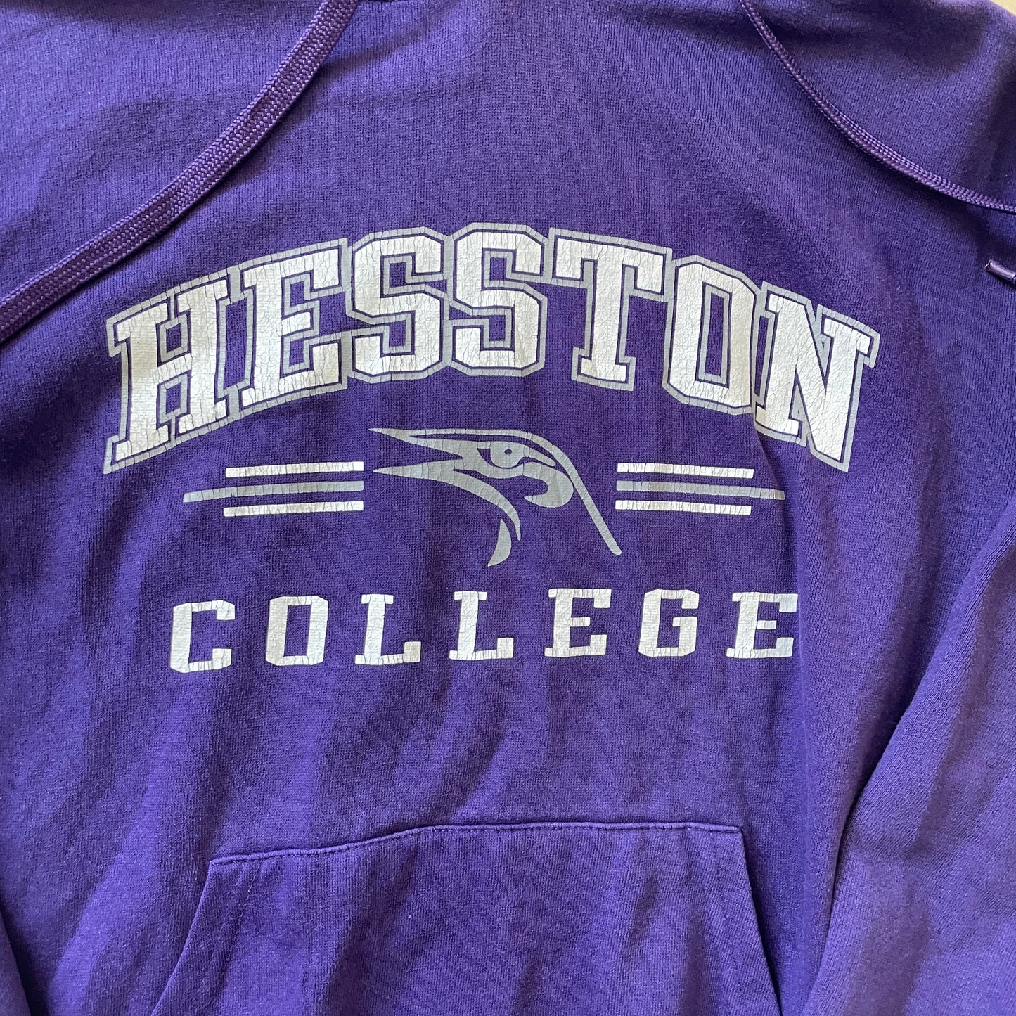 Lilla Hesston College Hoodie