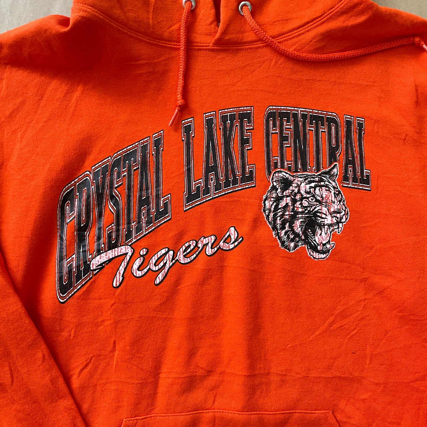 Orange Crystal Lake Central Hoodie
