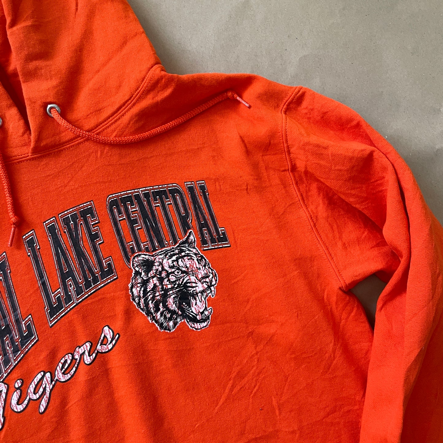 Orange Crystal Lake Central Hoodie