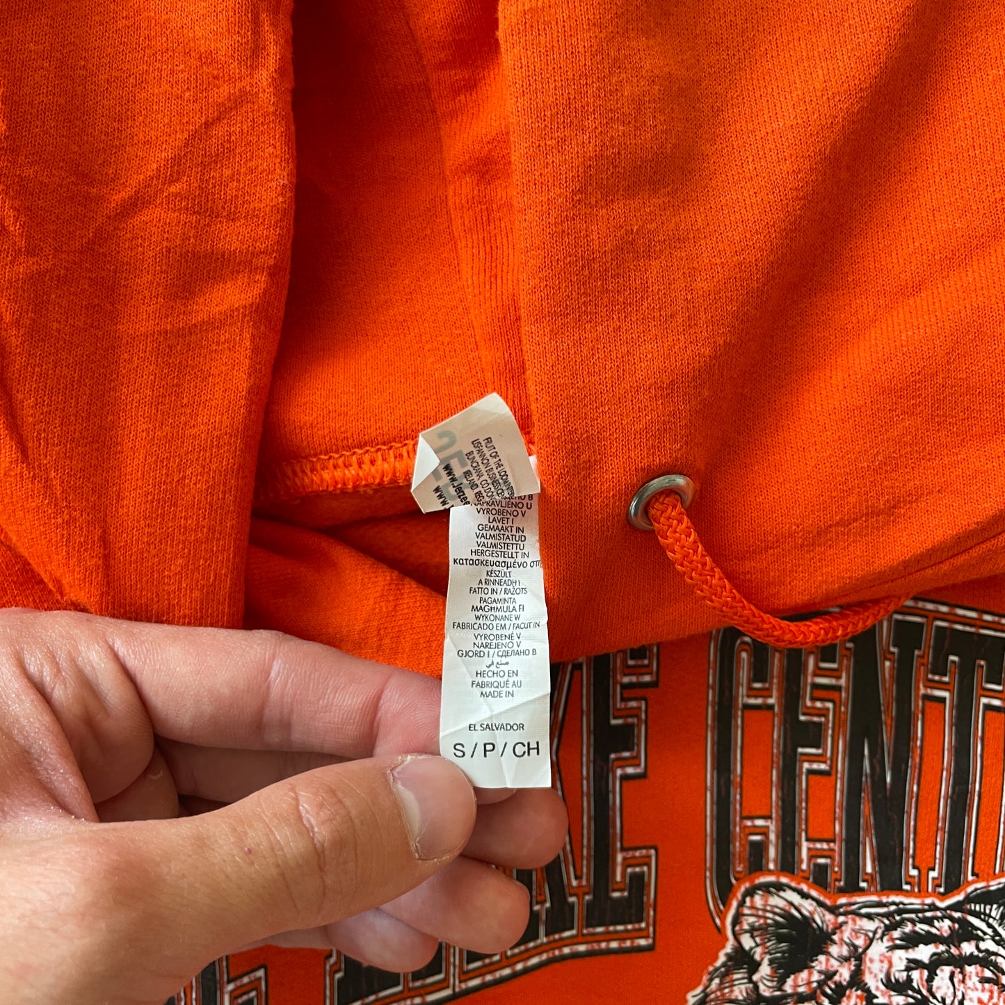 Orange Crystal Lake Central Hoodie