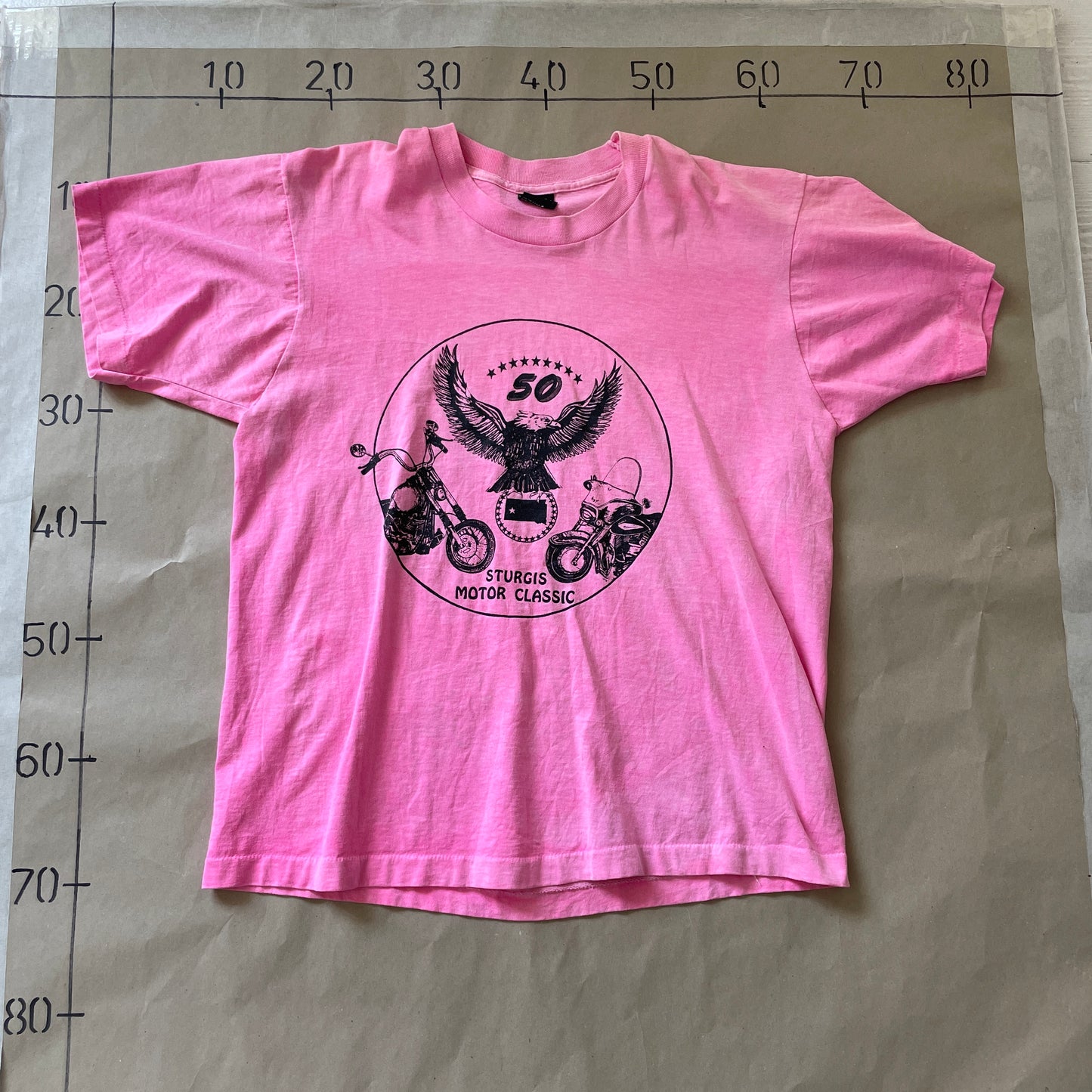 Pink Vintage Sturgis Motor Classic T-Shirt